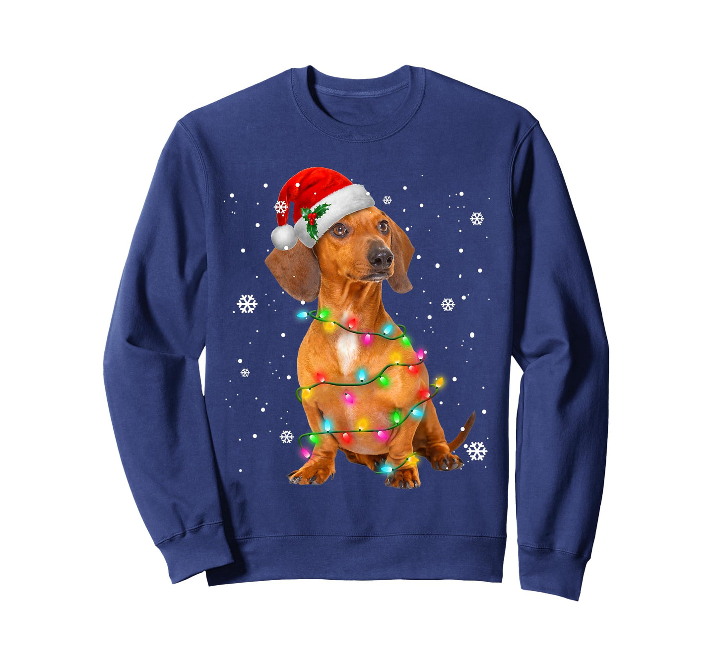 Dachshund Dogs Tree Christmas Sweater Xmas Gifts For Pet Dog T-Shirt