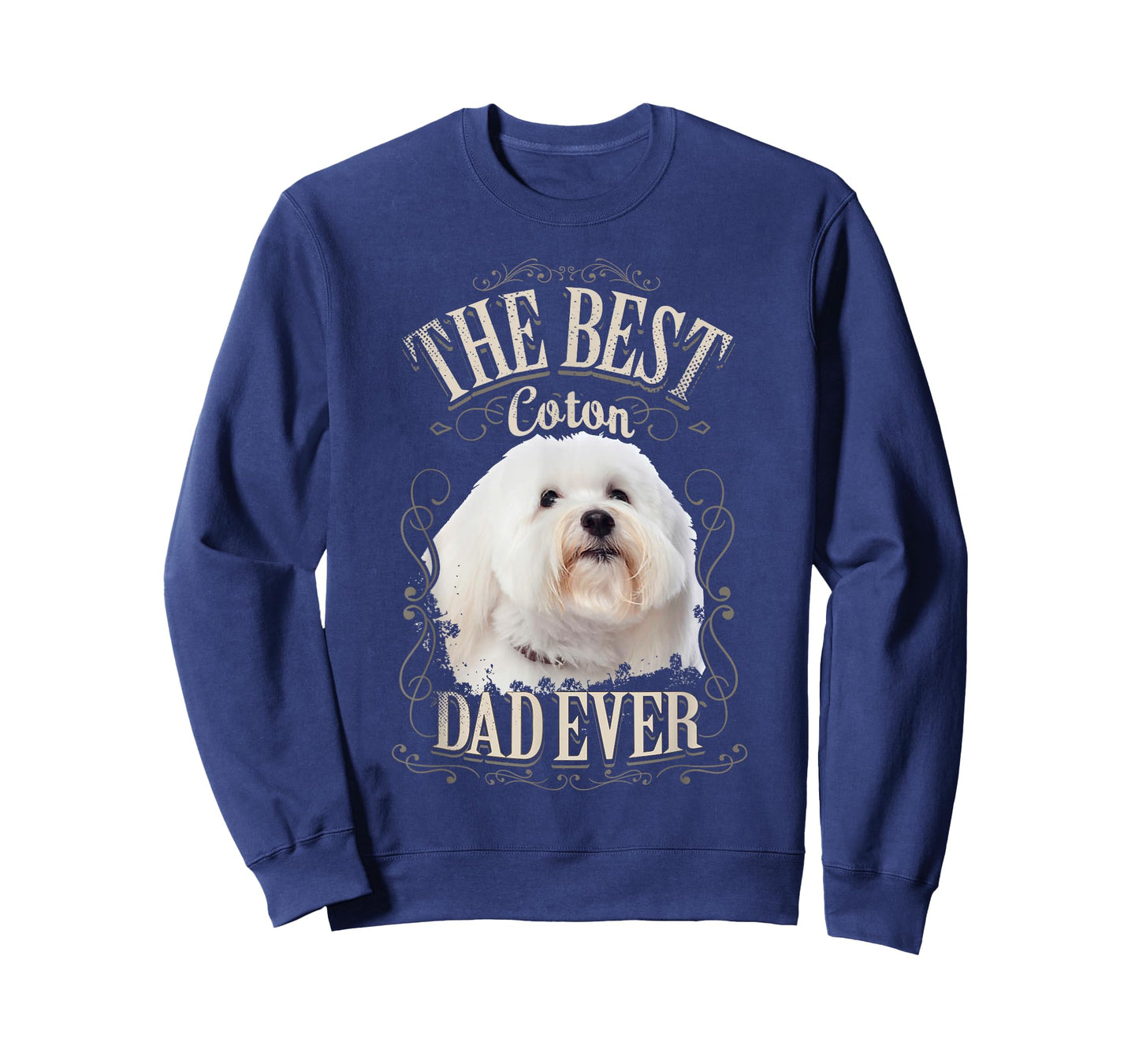 Best Coton Dad Ever Funny Coton de Tulear Dog Gifts Vintage Men T-Shirt