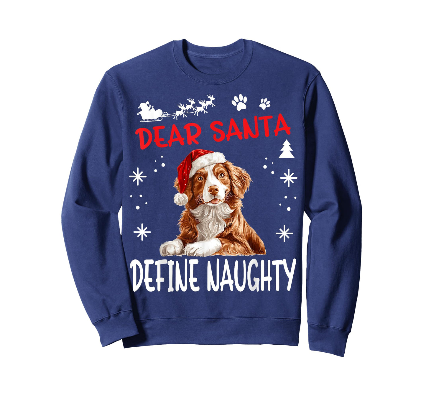 Cute Nova Scotia Duck Tolling Retriever Dog Christmas Dear T-Shirt