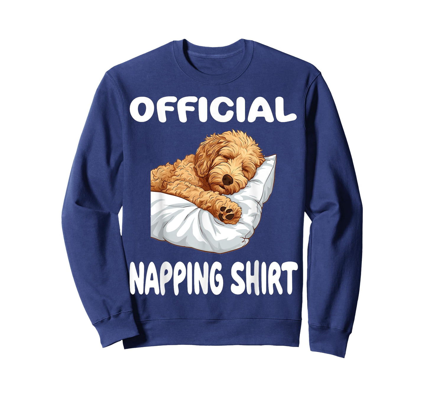 Goldendoodle Dog Pajamas Nightgown Official Napping T-Shirt