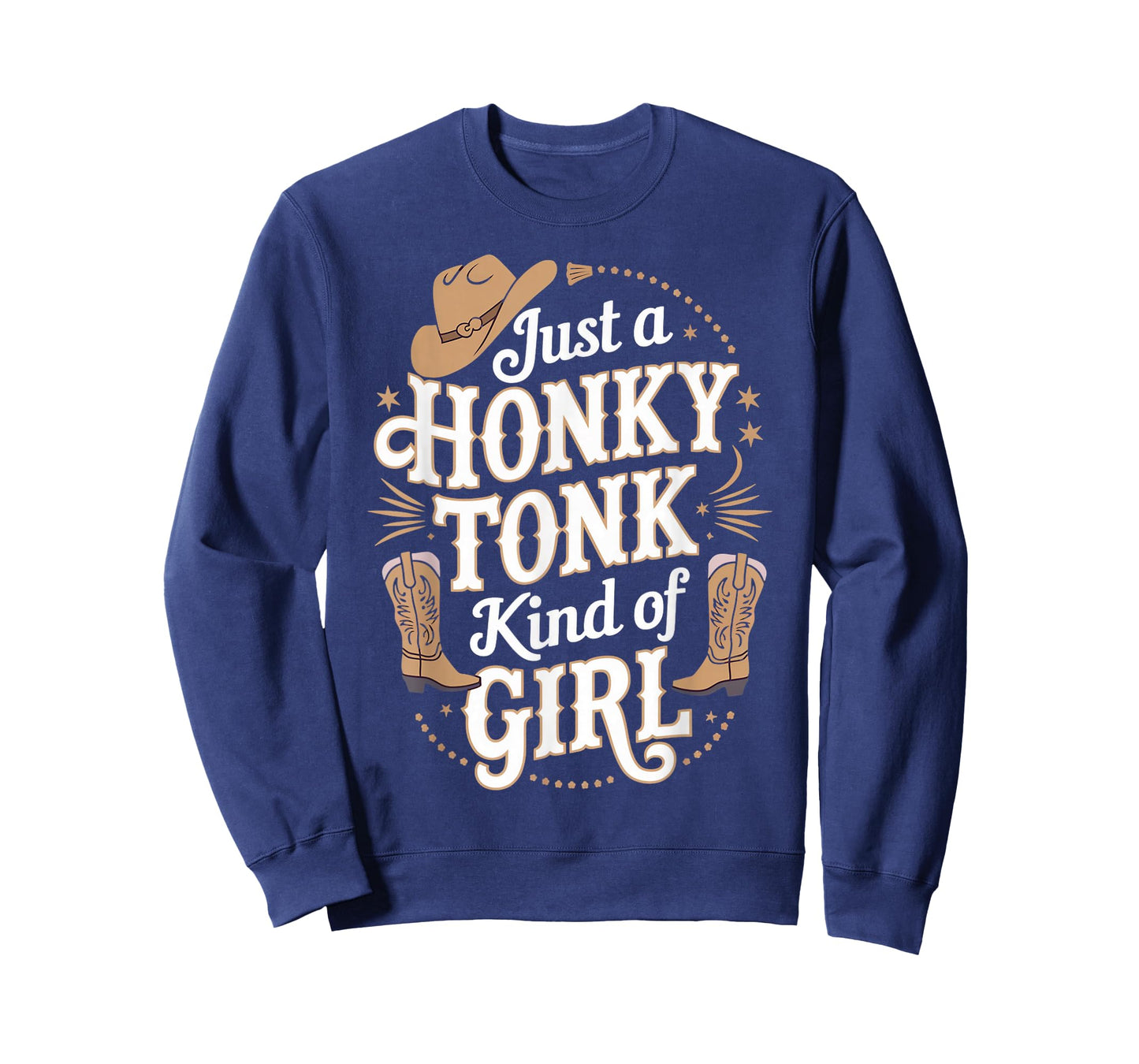 Honky Tonk Kind Of Girl Western Farm Musician Honky Tonk T-Shirt