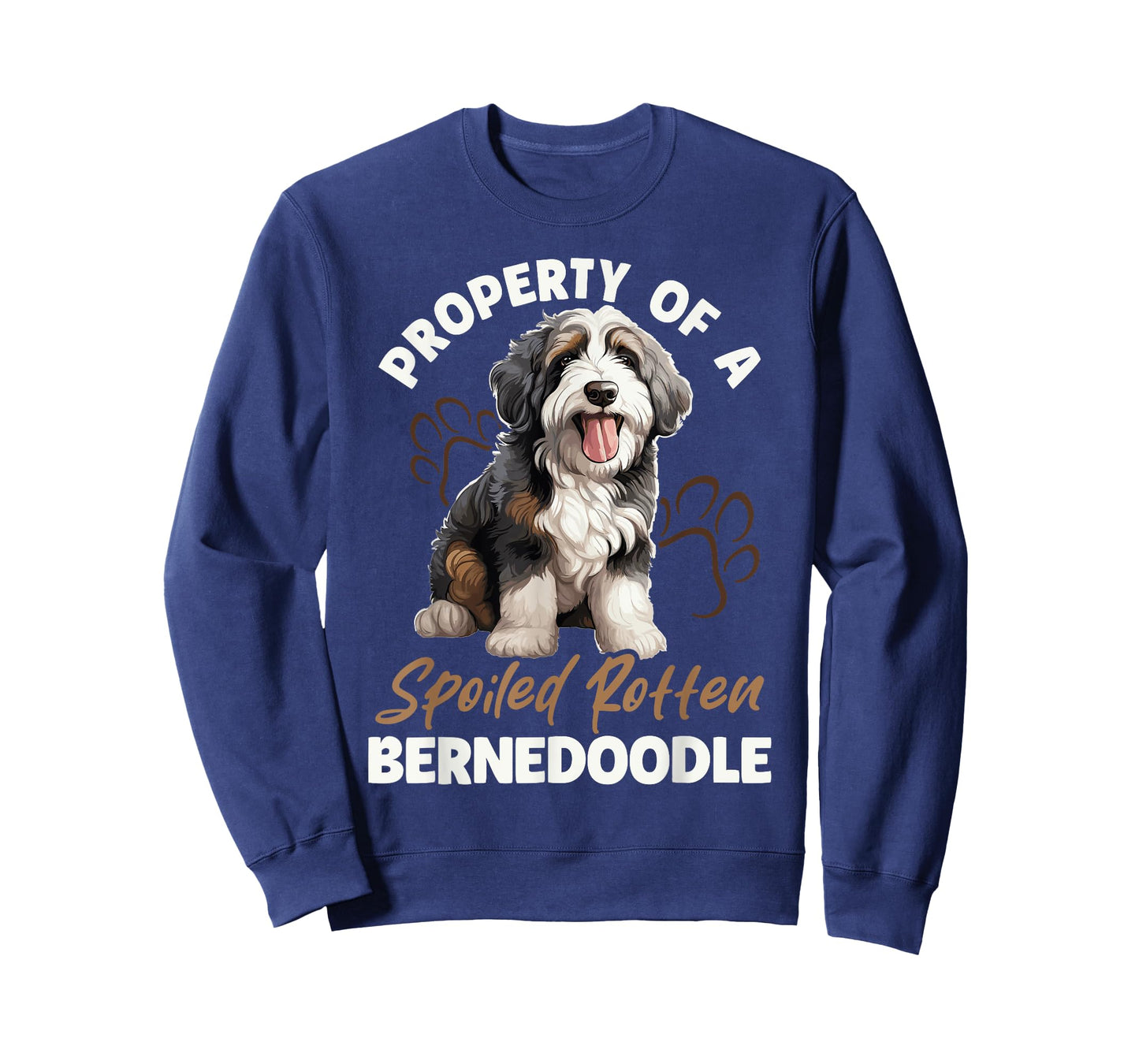 Bernedoodle Dog Breed Pet Property of a spoiled rotten T-Shirt for Men Women Kids