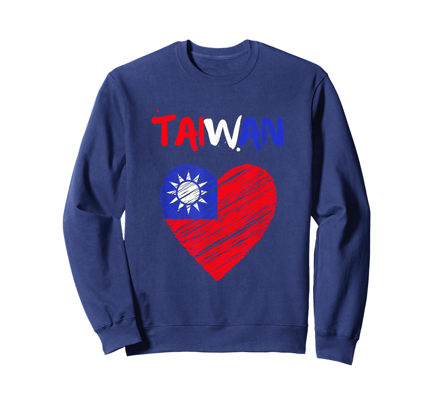 Taiwan Flag Holiday Taiwan Heart Taiwanese Flag T-Shirt