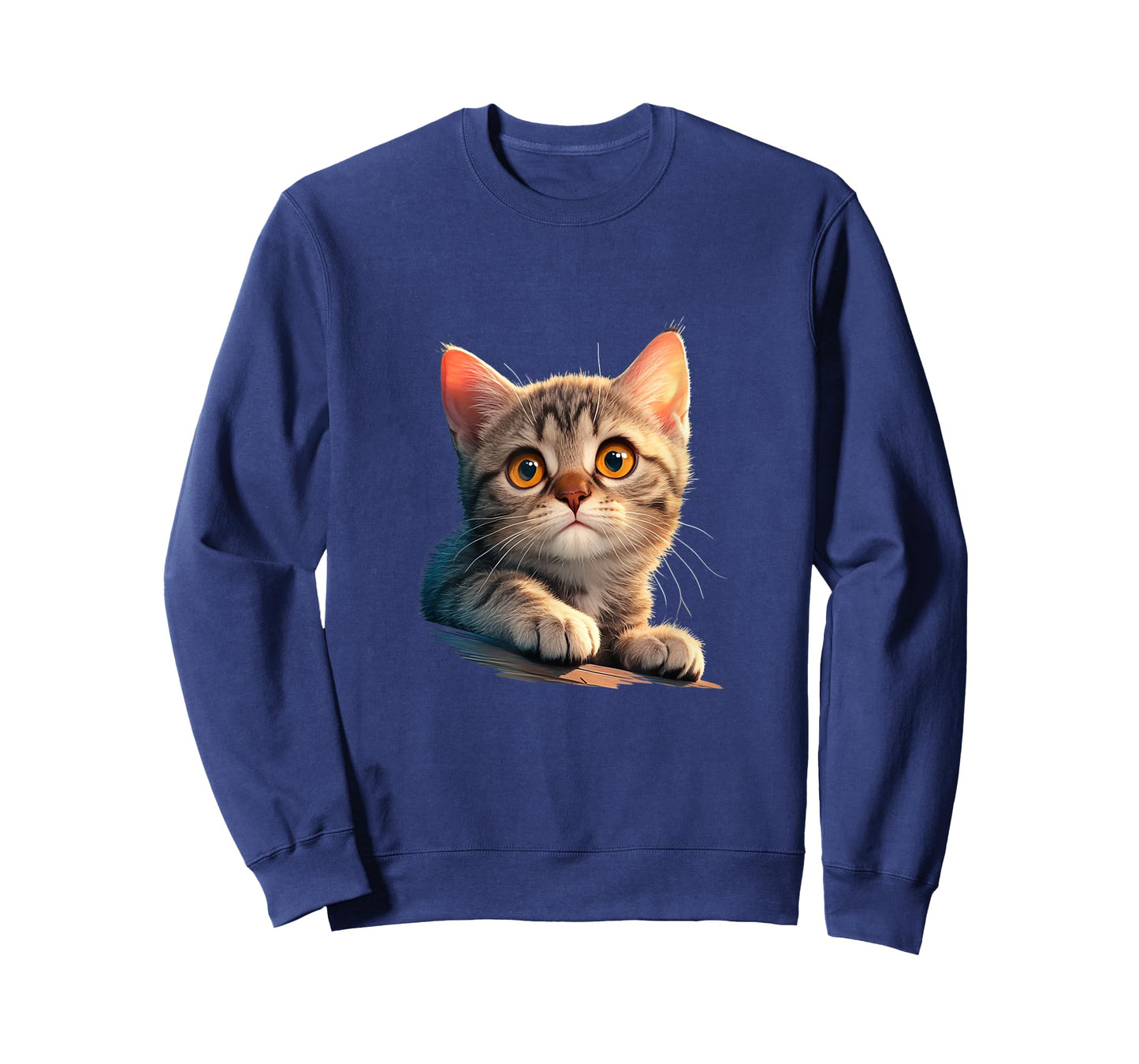 Adorable Realistic Kitten Cat Lovers Design T-Shirt for Men Women Kids