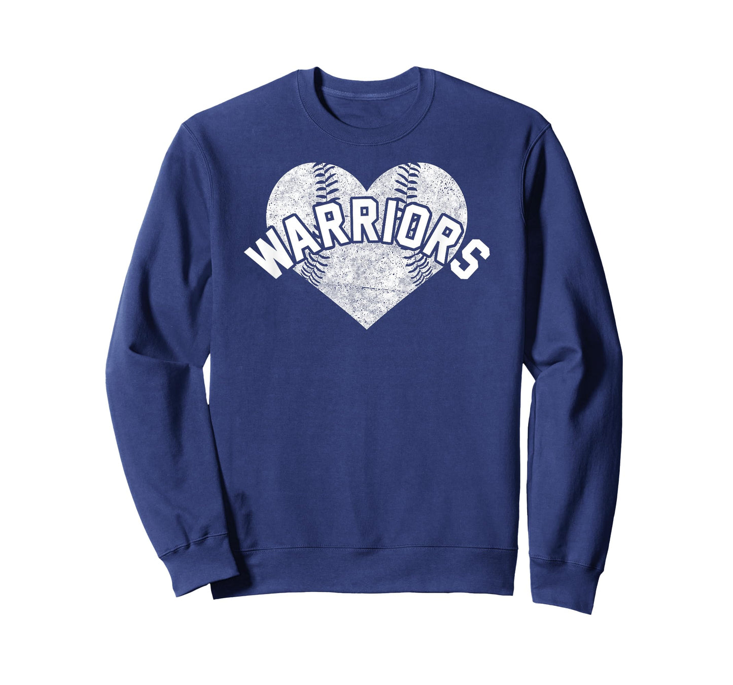 Warriors Baseball Softball High School Team Mascot Mom T-Shirt