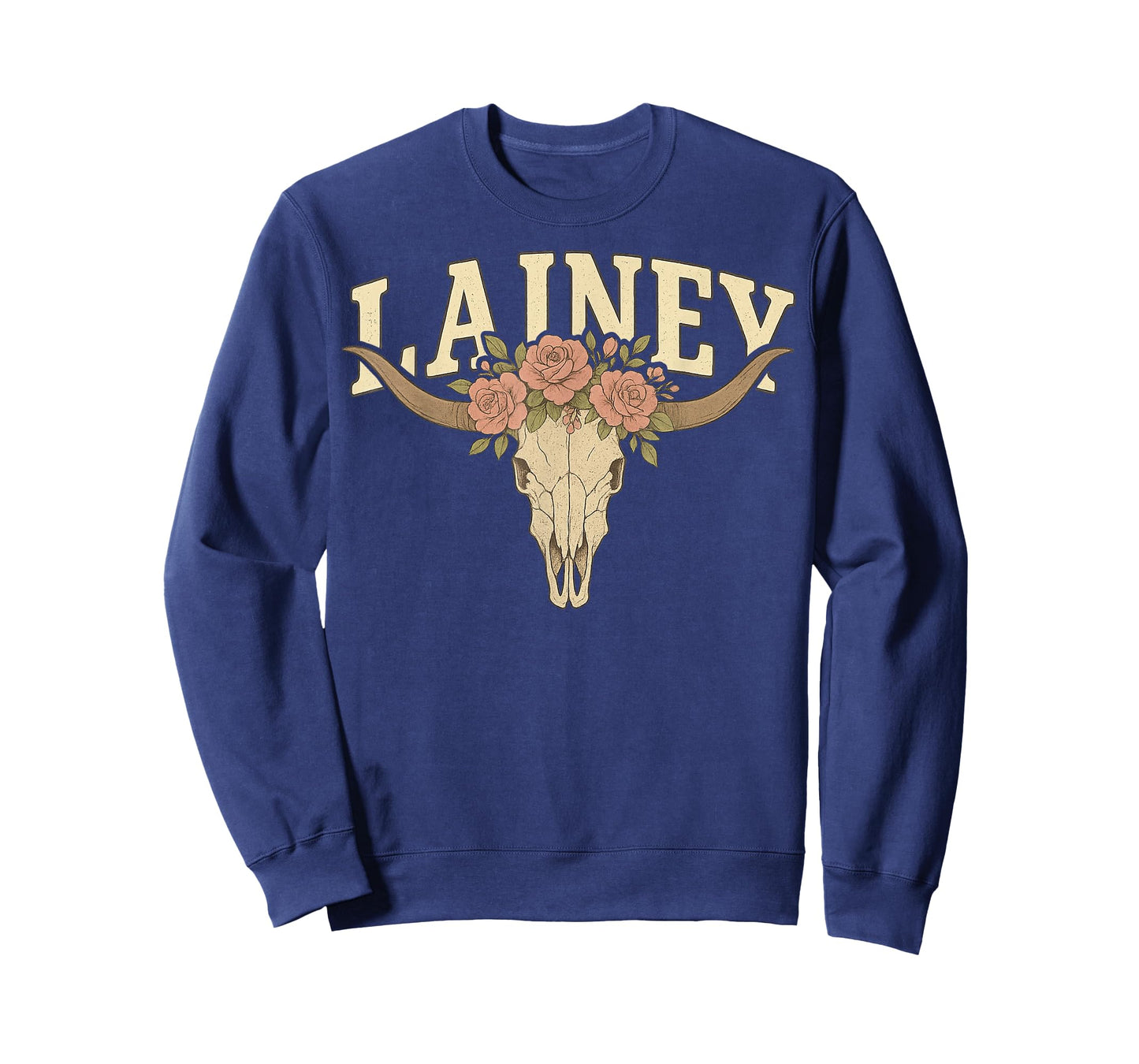 Lainey Name Bull Skull Apparel for Men Women Kid Boy Girl T-Shirt
