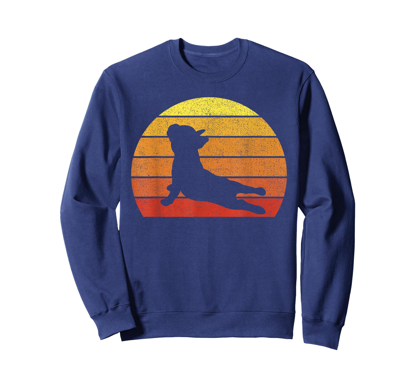 Retro Vintage French Bulldog Shirt Yoga Funny French Bulldog T-Shirt