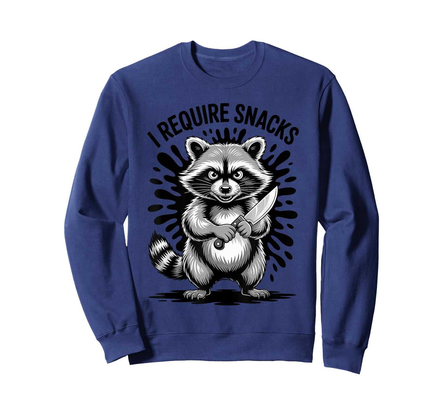 I Require Snacks Raccoon Shirt Funny Christmas Men Women T-Shirt