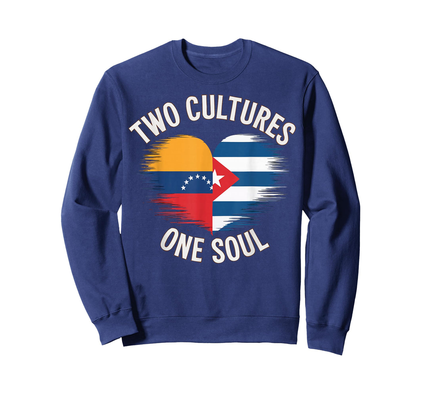 Half Venezuelan Half Cuban Cuba Flag Country Venezuela T-Shirt