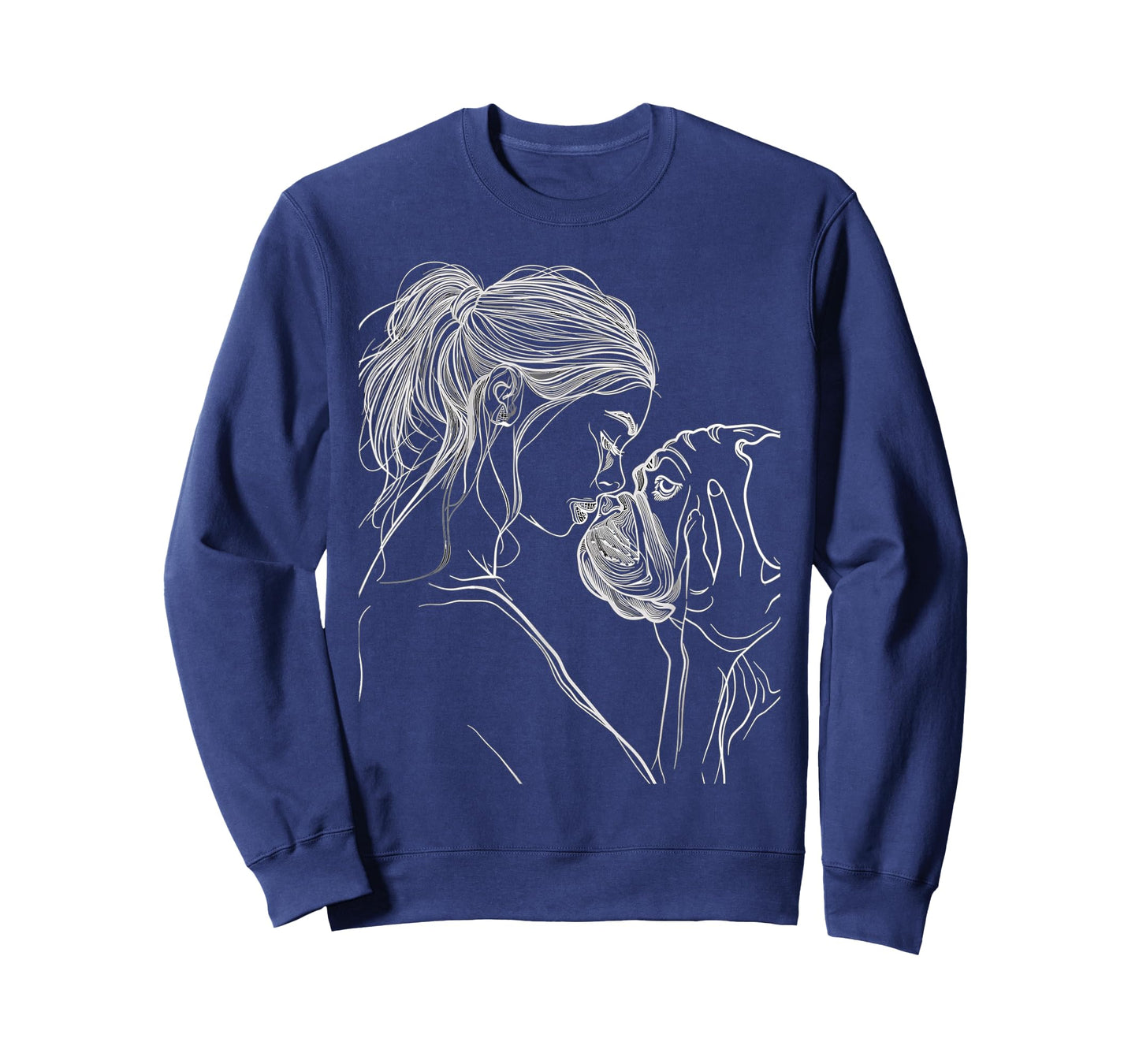 English Bulldog Mom Dog Art Mother's Day T-Shirt
