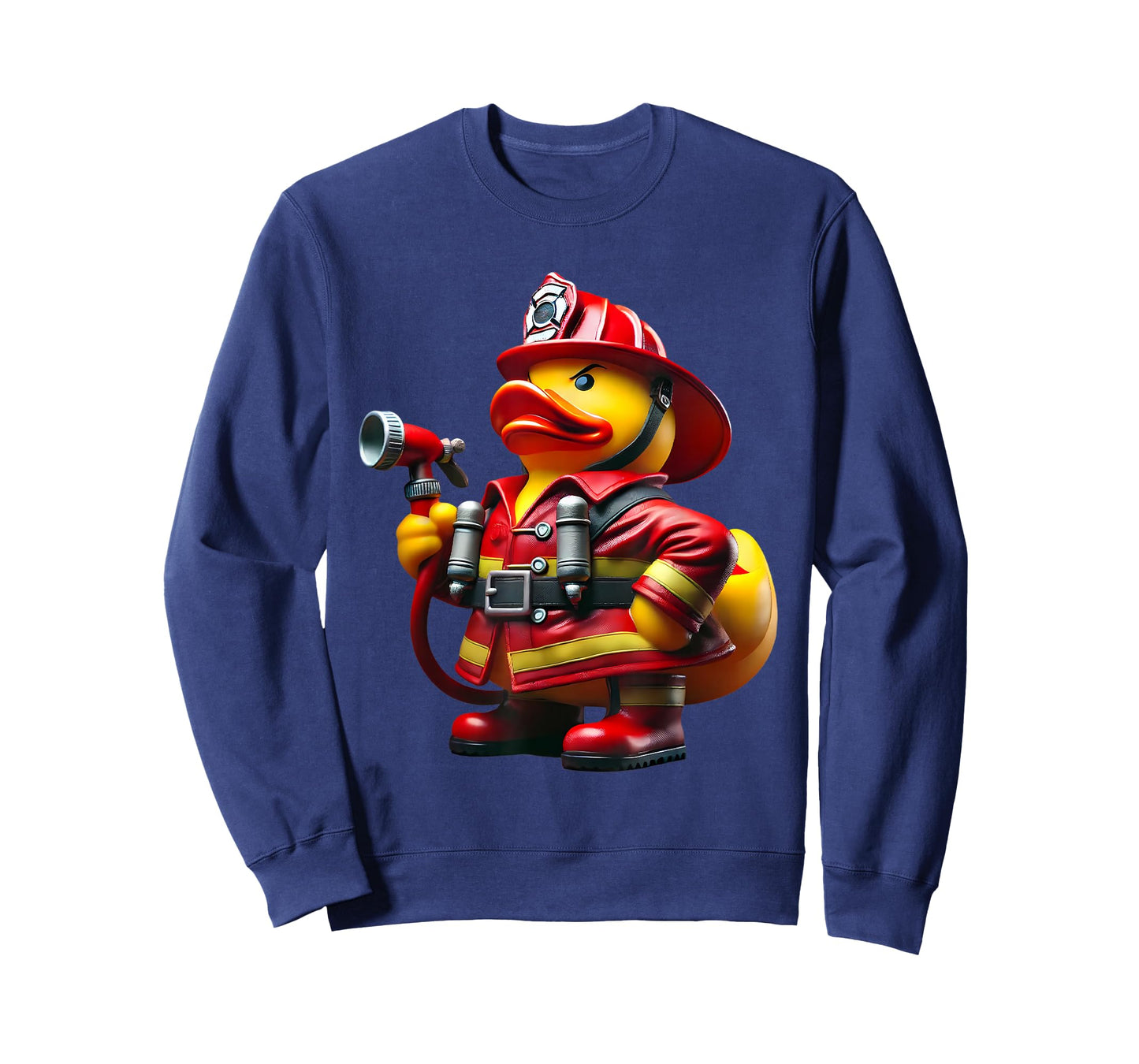 Firefighter Rubber Fireman Duck Ducky Duckie T-Shirt
