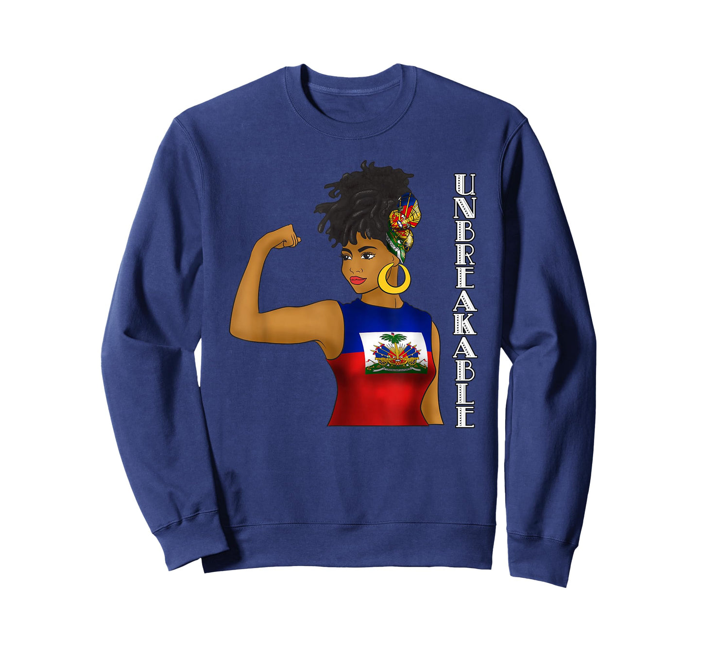 Haiti Haitian Flag Day Proud Ayiti Woman Unbreakable T-Shirt