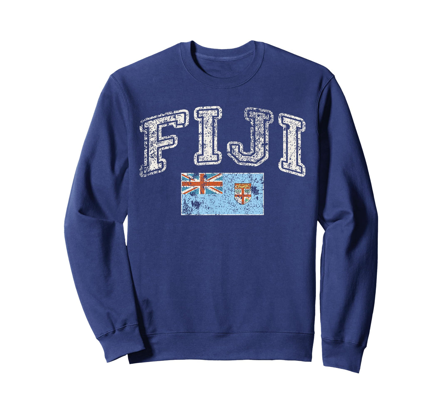 Vintage Retro Faded Fiji Flag T-Shirt