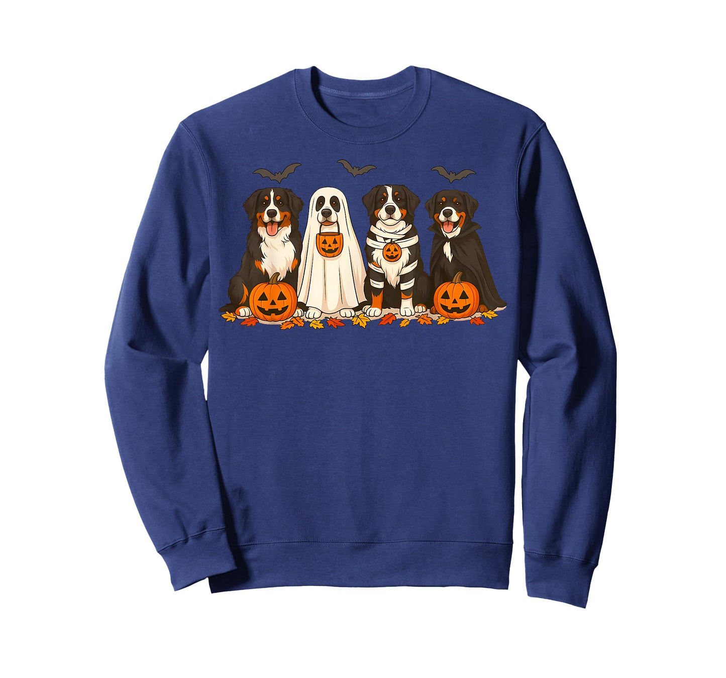 Halloween Bernese Mountain Dog Ghost Spooky Bernese Dog Mama T-Shirt
