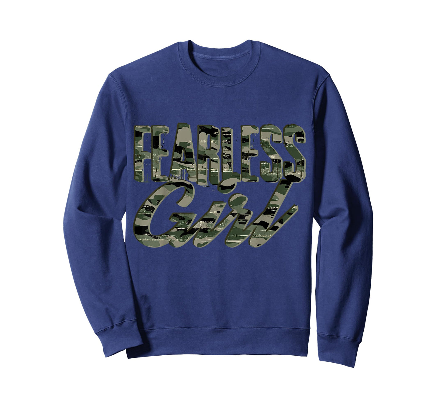 Fearless Girl Camo T-Shirt | Inspirational TShirt T-Shirt