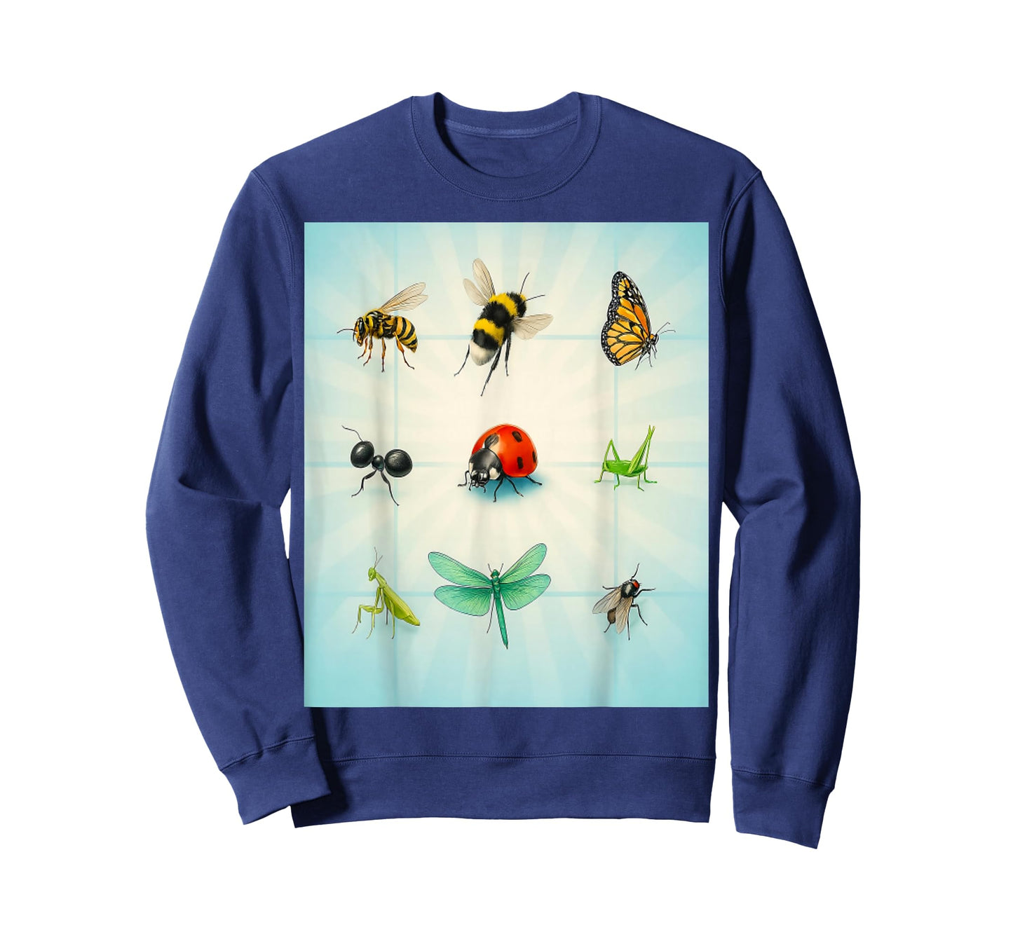 The Bug Club, a Vibrant Insect Design for Nature Lovers T-Shirt