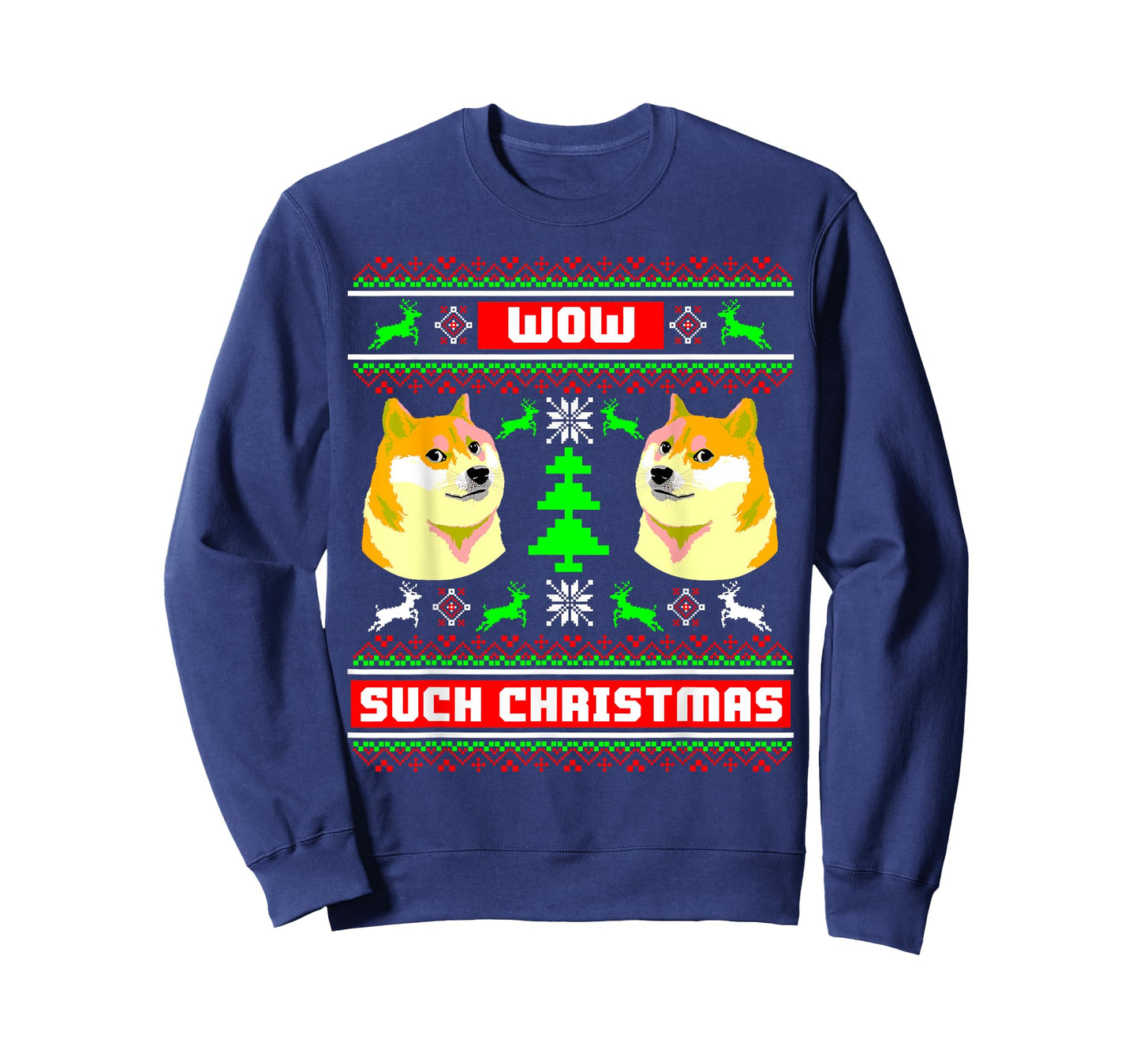 Doge Meme Funny Doge shirt Dog Ugly Christmas T-Shirt