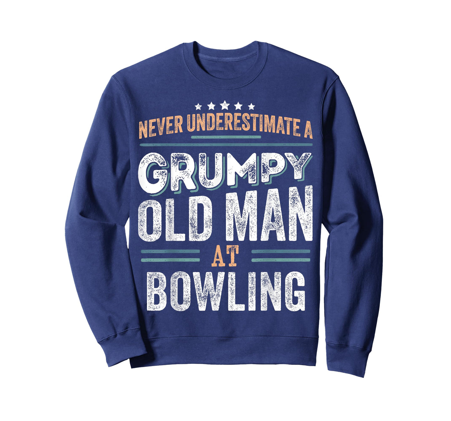 Grumpy Old Man at Bowling Funny Dad Gifts T-Shirt