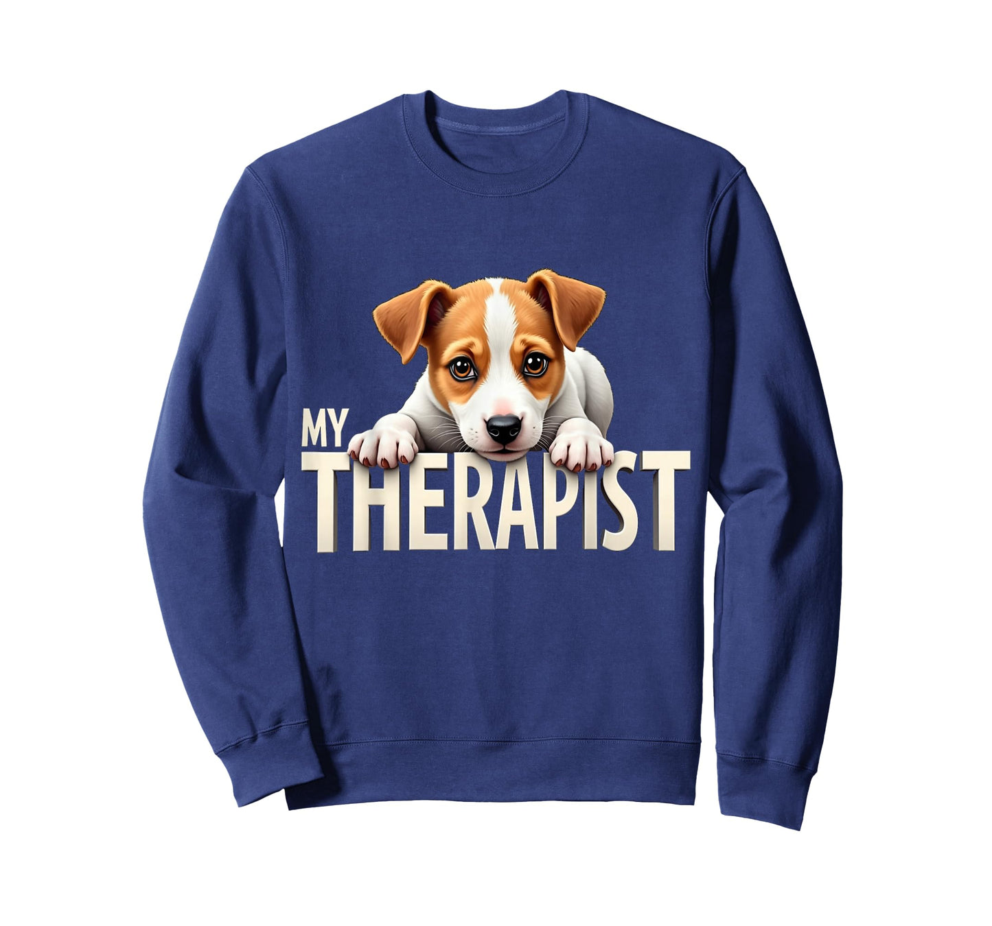 Funny JRT Puppy My Therapist Jack Russell Terrier Dog T-Shirt