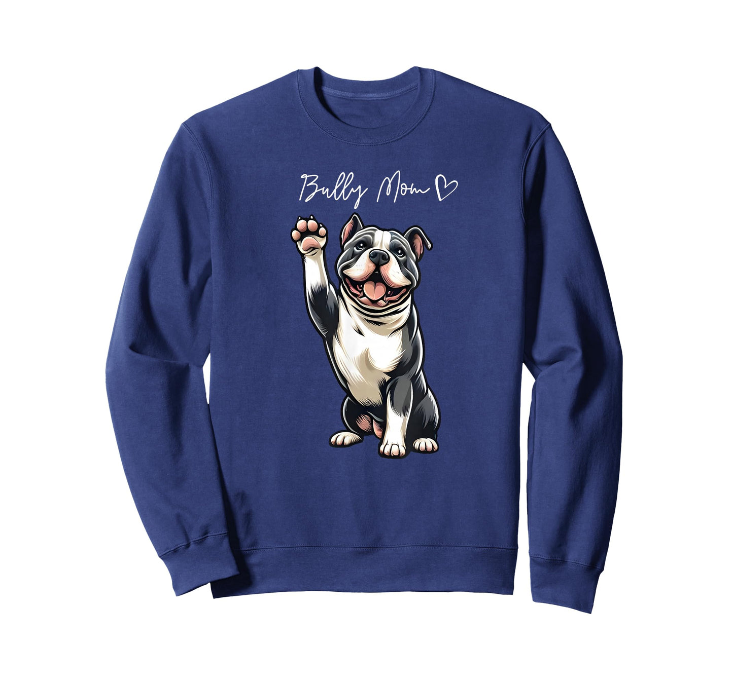 American Bully Pitbull Dog Love Support And Proud Bully Mom T-Shirt