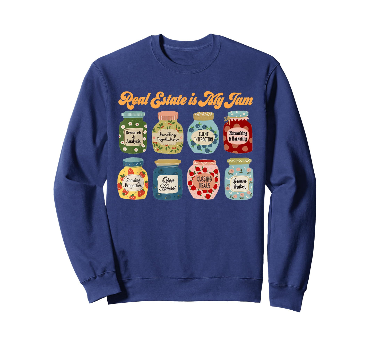 Retro Real Estate is My Jam Real Estate Agent Estate Agent T-Shirt