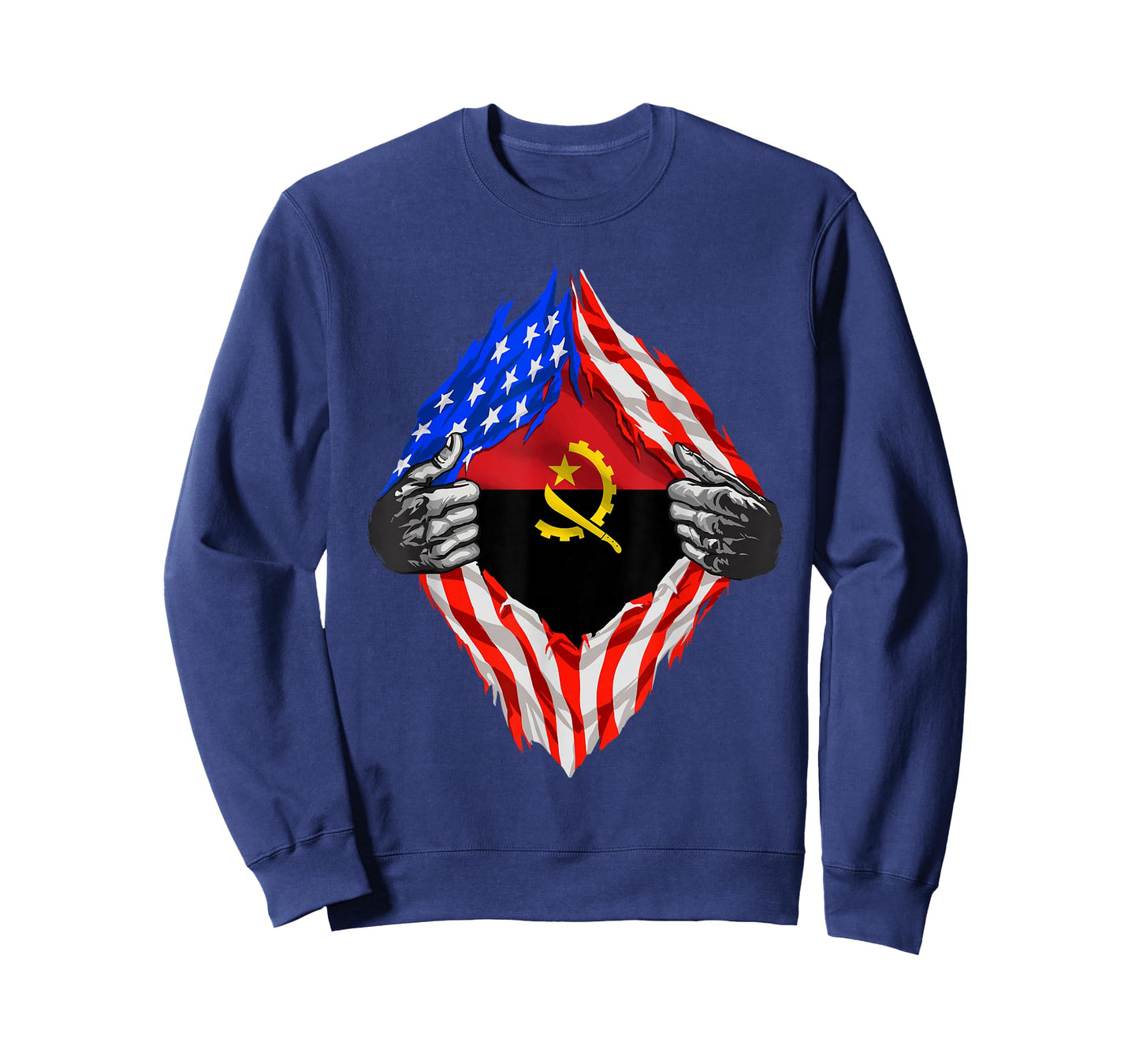 Angola Shirt Super Angola Flag Central Africa Angolan Roots T-Shirt