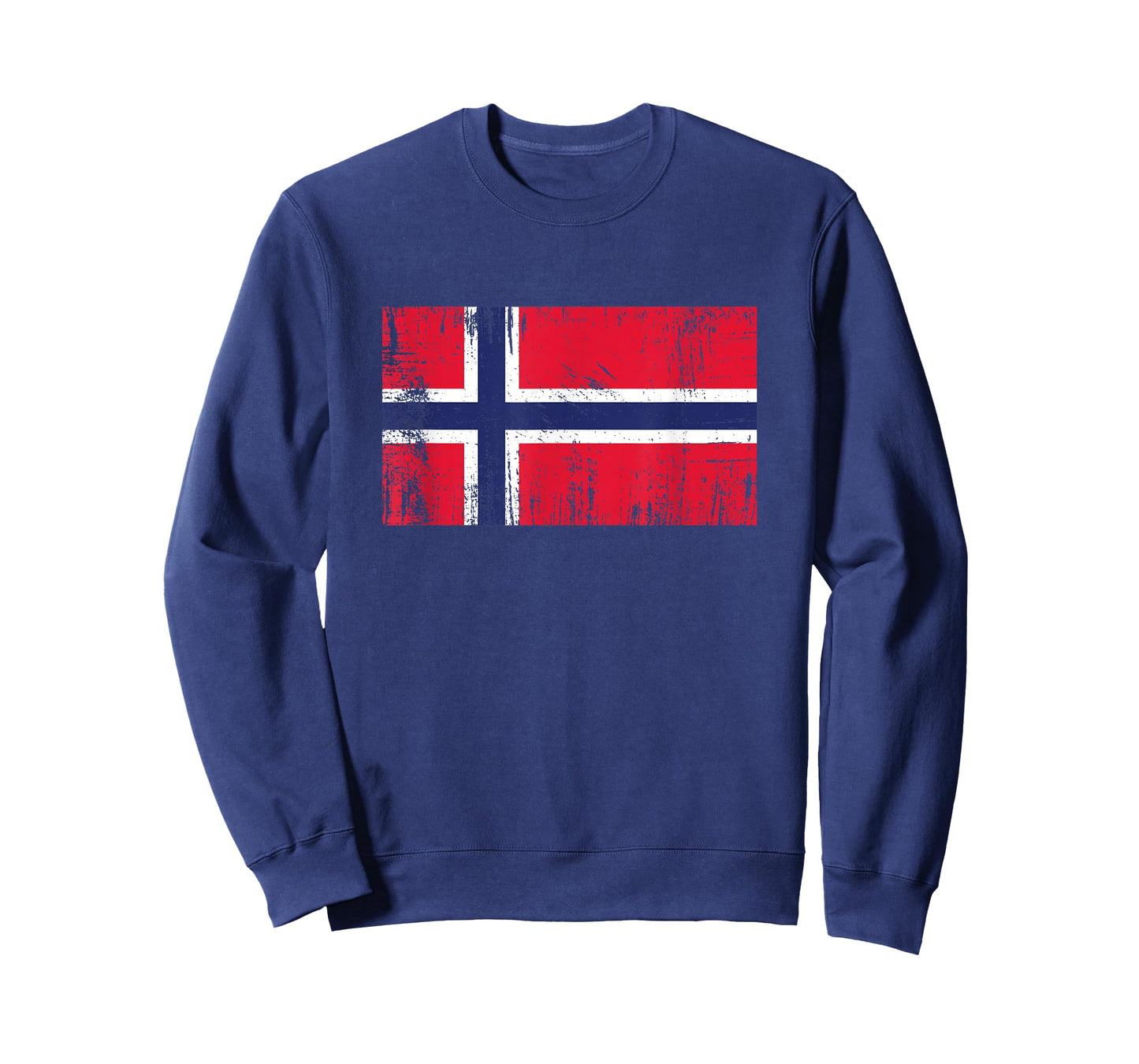 Vintage Banner Fan Norway Flag Retro Art T-Shirt