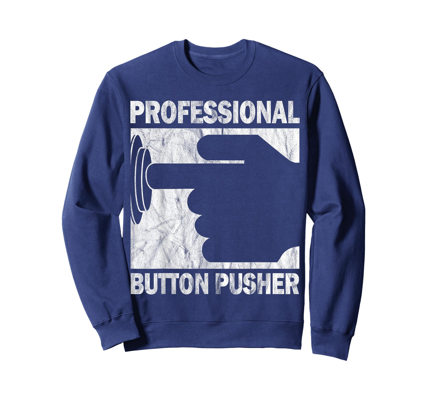Professional Button Pusher CNC Engineer G-Code Vintage T-Shirt