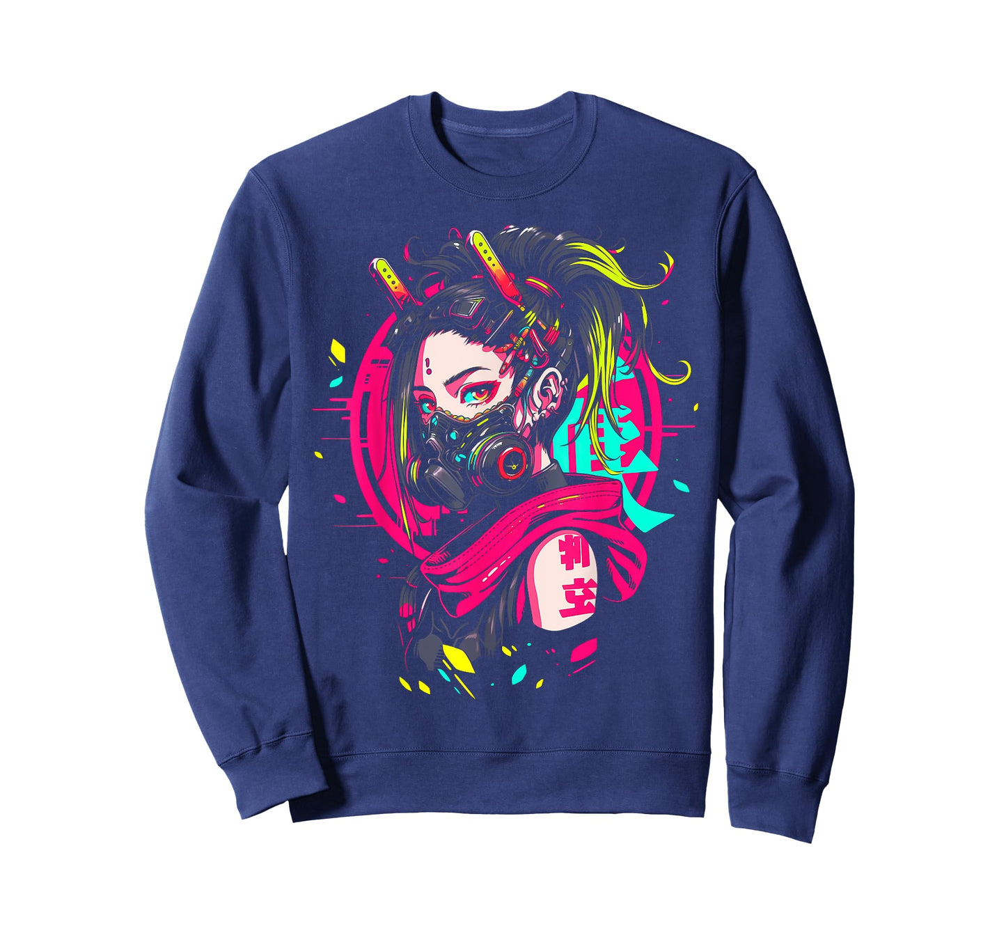 Anime Manga Cyberpunk Aesthetic Techwear Harajuku Punk T-Shirt