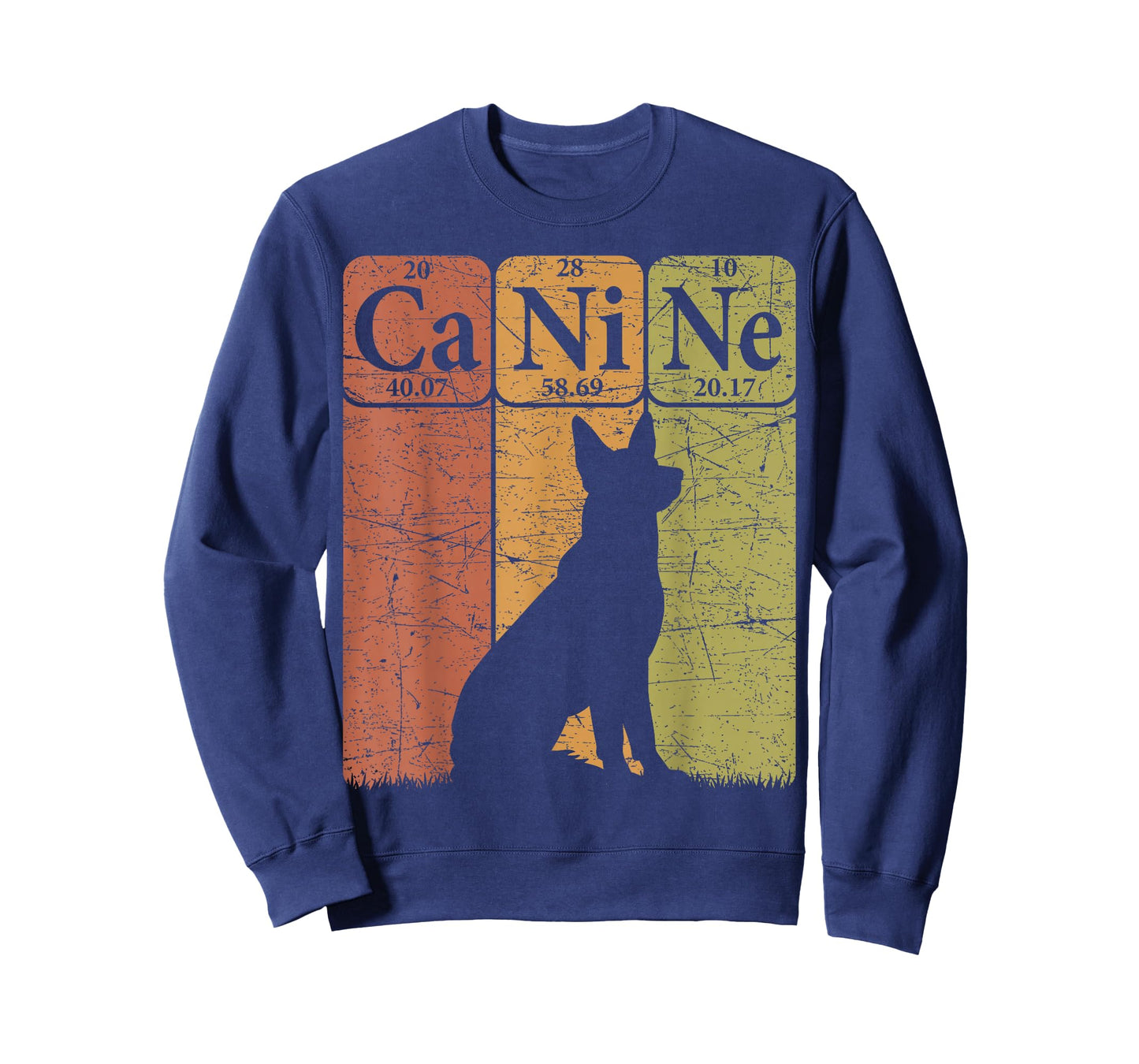 Canine Dog Periodic Table Elements Dog Lover Cynologist T-Shirt