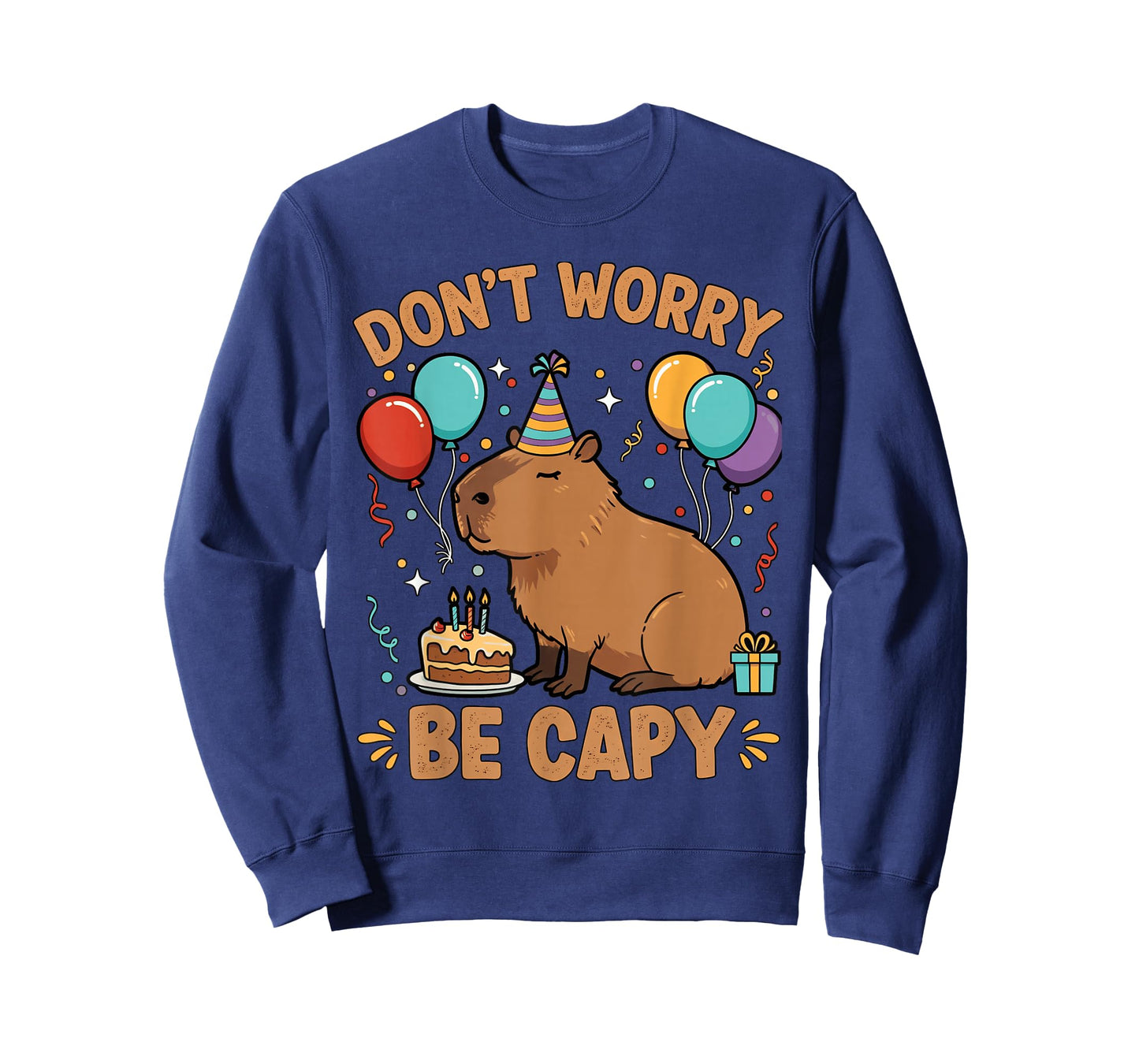 Don't Worry Be Capy Capybara Lover Youth Women Boys Kids T-Shirt
