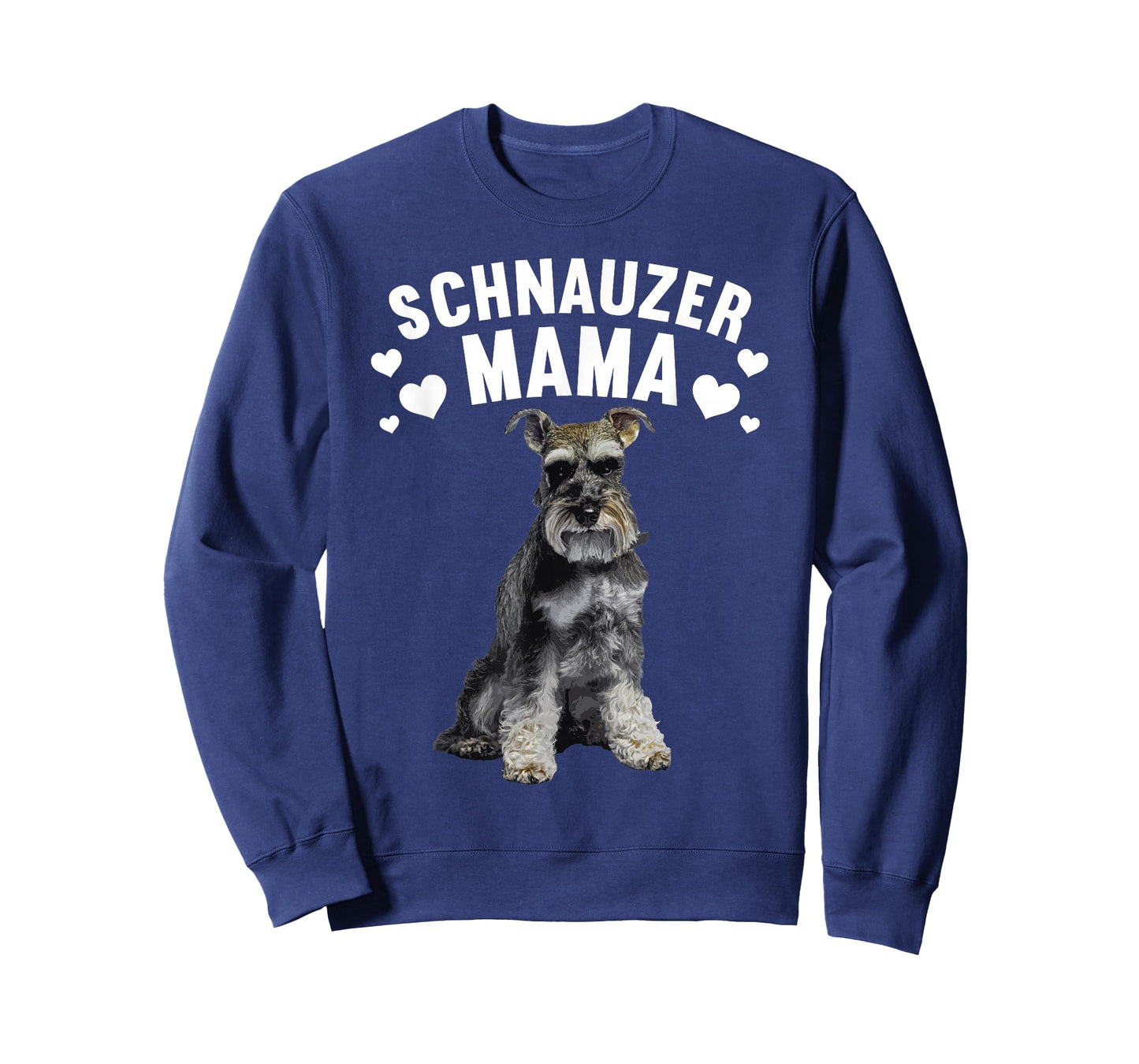 Funny Schnauzer Art for Women Girl Mom Schnauzer Dog Lover T-Shirt