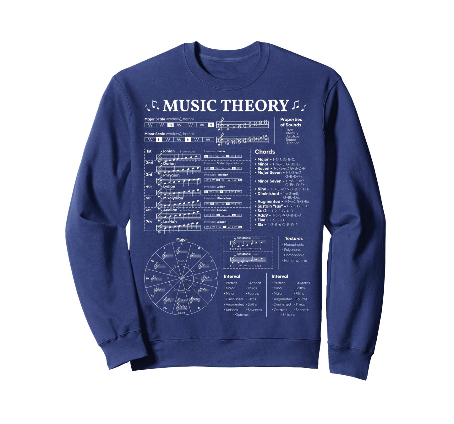 Music Theory Music Teacher Musician Learning School T-Shirt