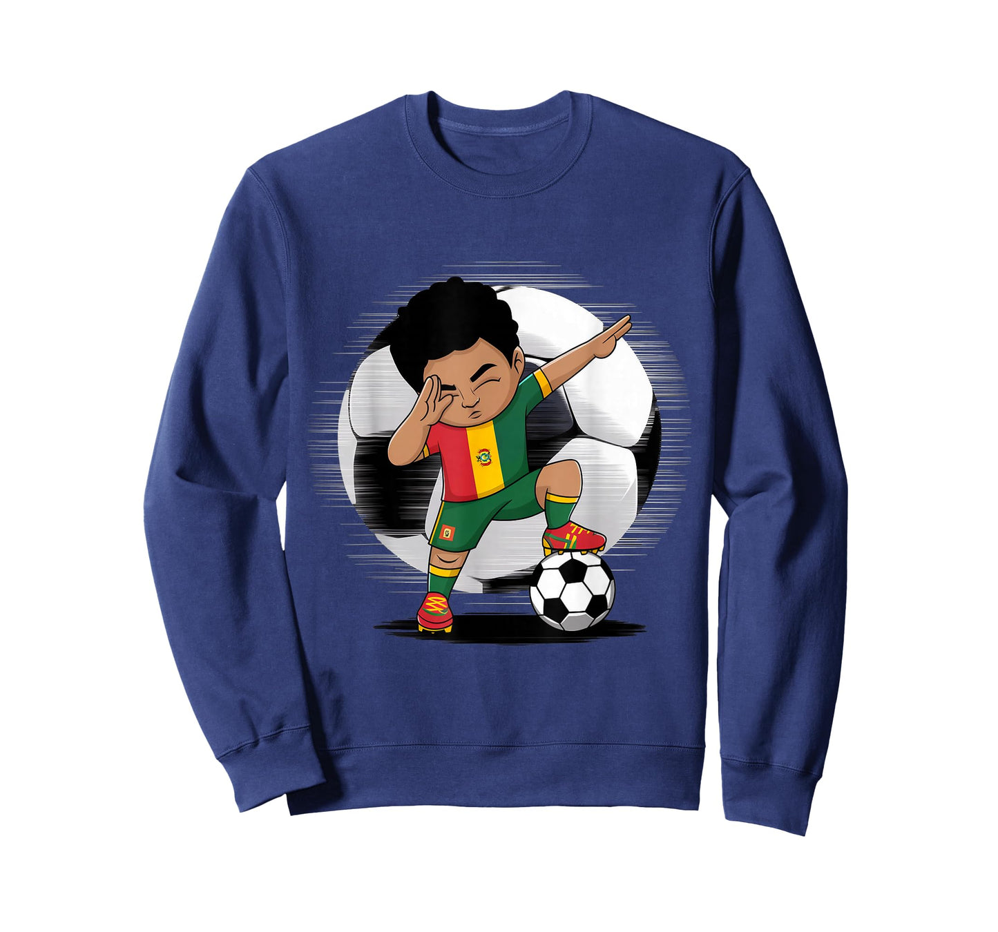 Dabbing Kid Soccer Bolivian Flag Bolivia Roots Bolivia T-Shirt