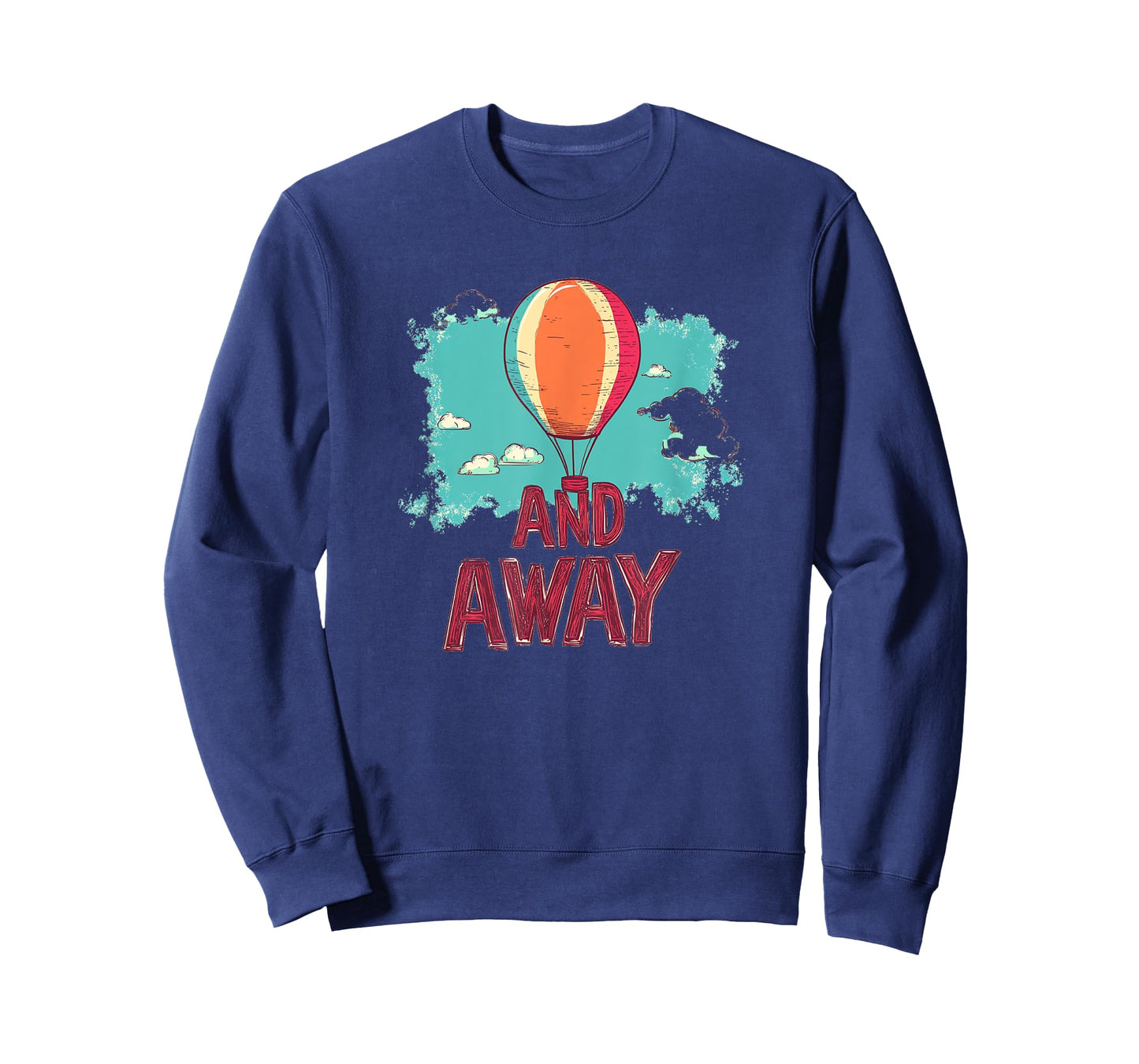 Hot Air Balloon with Up and Away Statement Costume T-Shirt