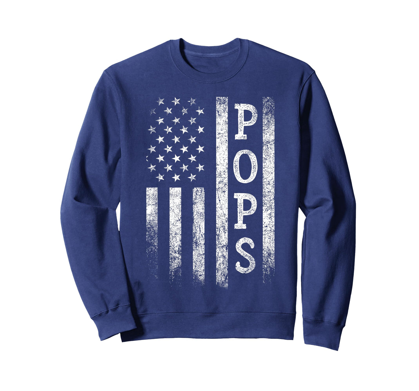 Pops American Flag Pops Gifts Patriotic Father's Day T-Shirt