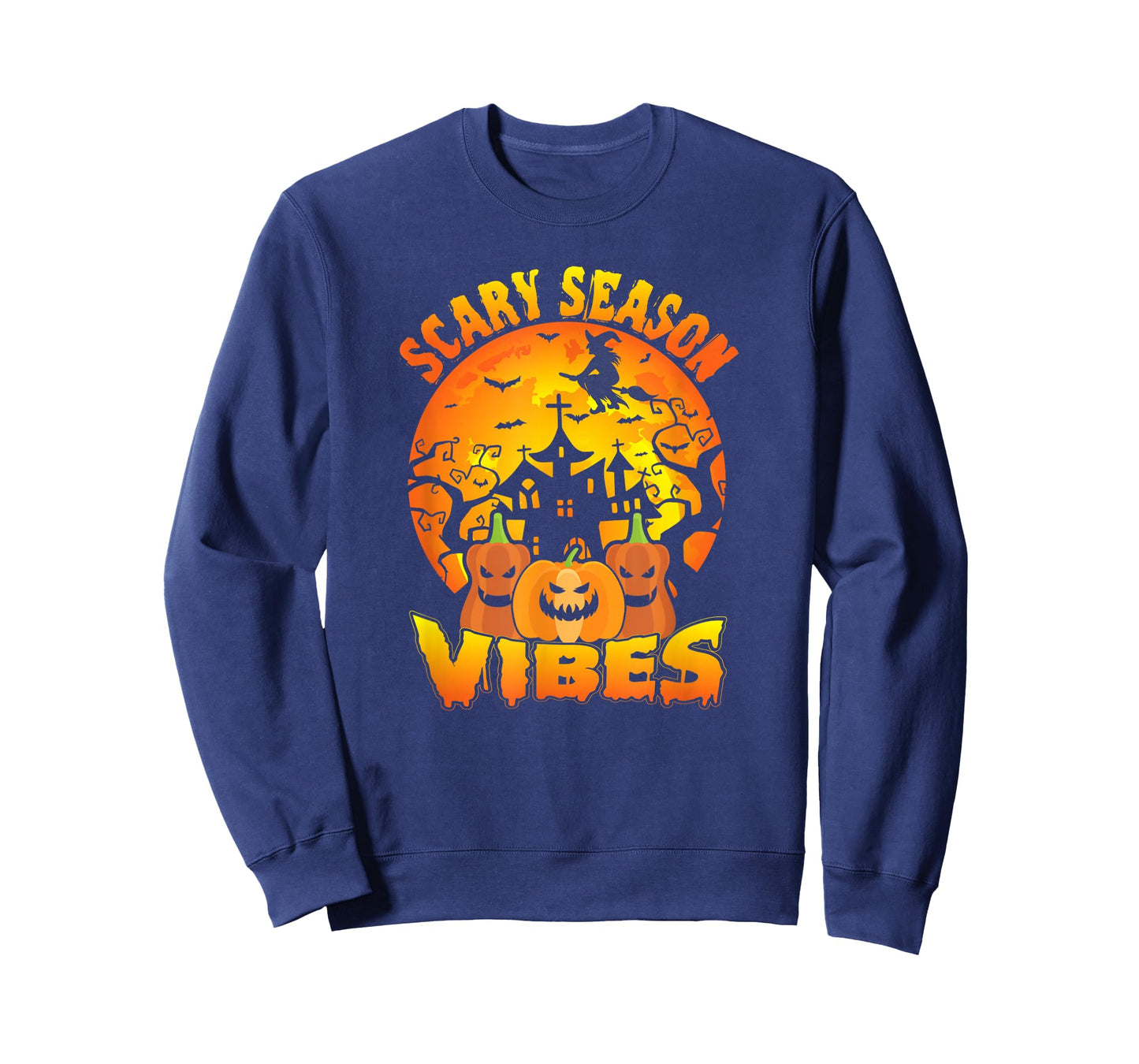 Happy Halloween Scary Season Vibes Decor T-Shirt
