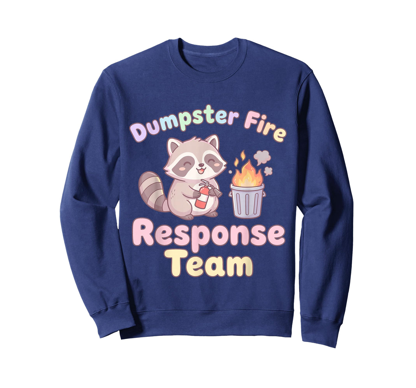Dumpster Fire Response Team Raccoon Kawaii T-Shirt