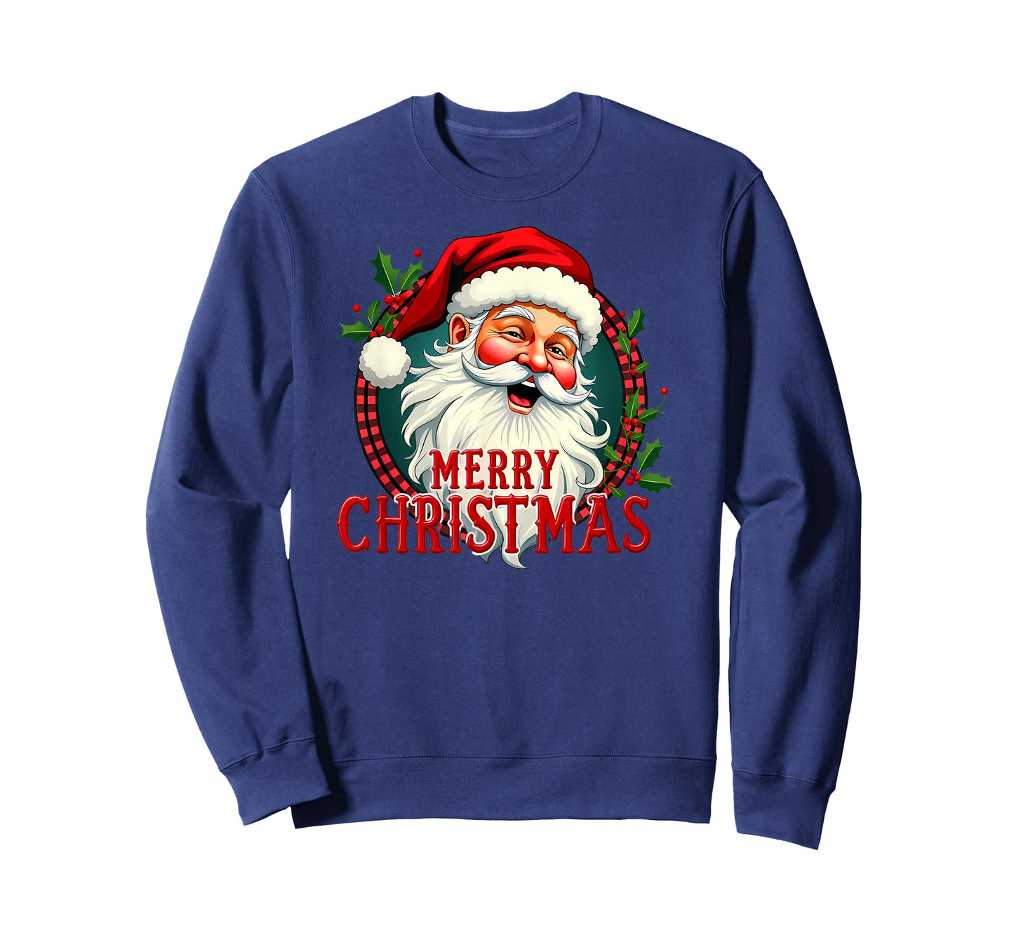 Jolly Santa Merry Christmas Holiday Cheer T-Shirt