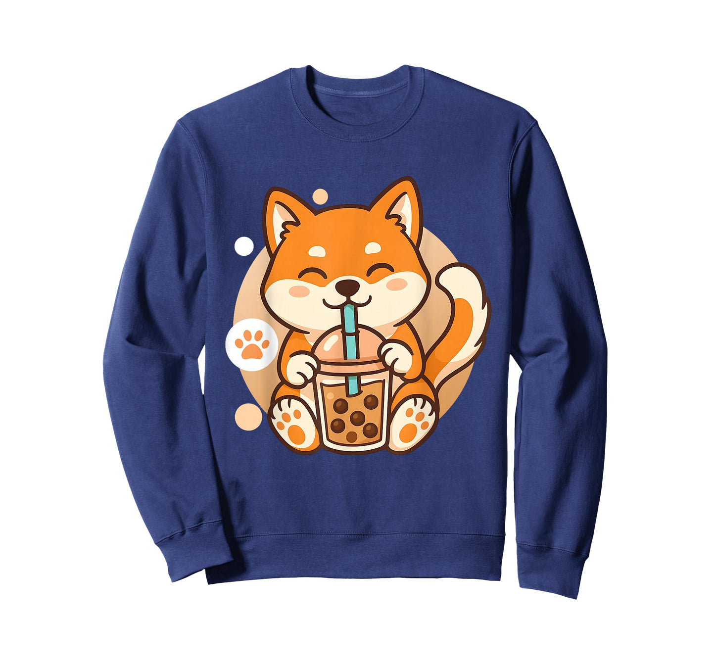 Cute Shiba Inu Dog Bubble Boba Tea Anime Kawaii Neko Gift T-Shirt