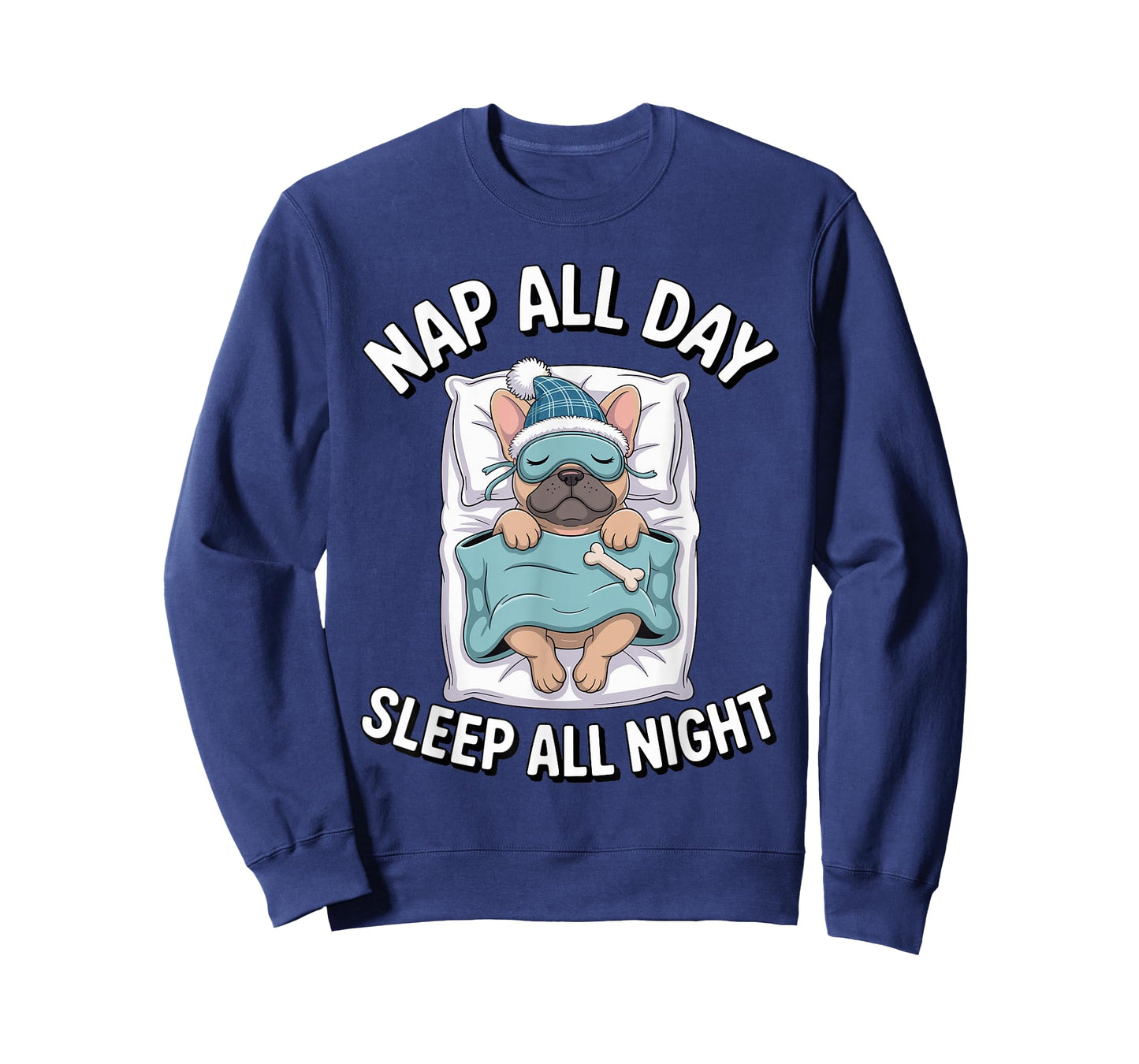 Funny Frenchie Dog Sleepshirt Pajamas Puppy Lover T-Shirt