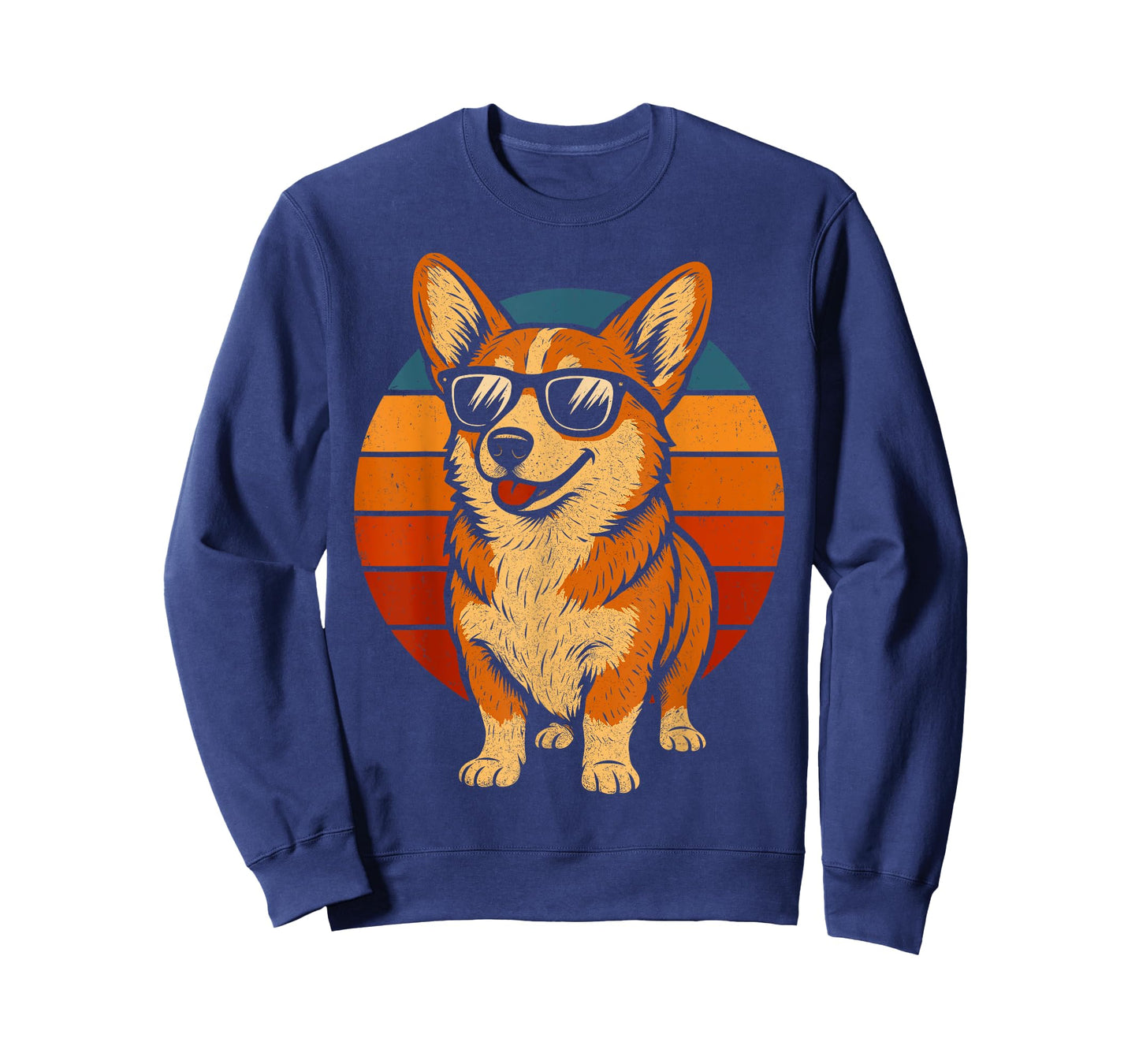 Retro Corgi in Sunglasses Men Women Kids Funny Corgi T-Shirt