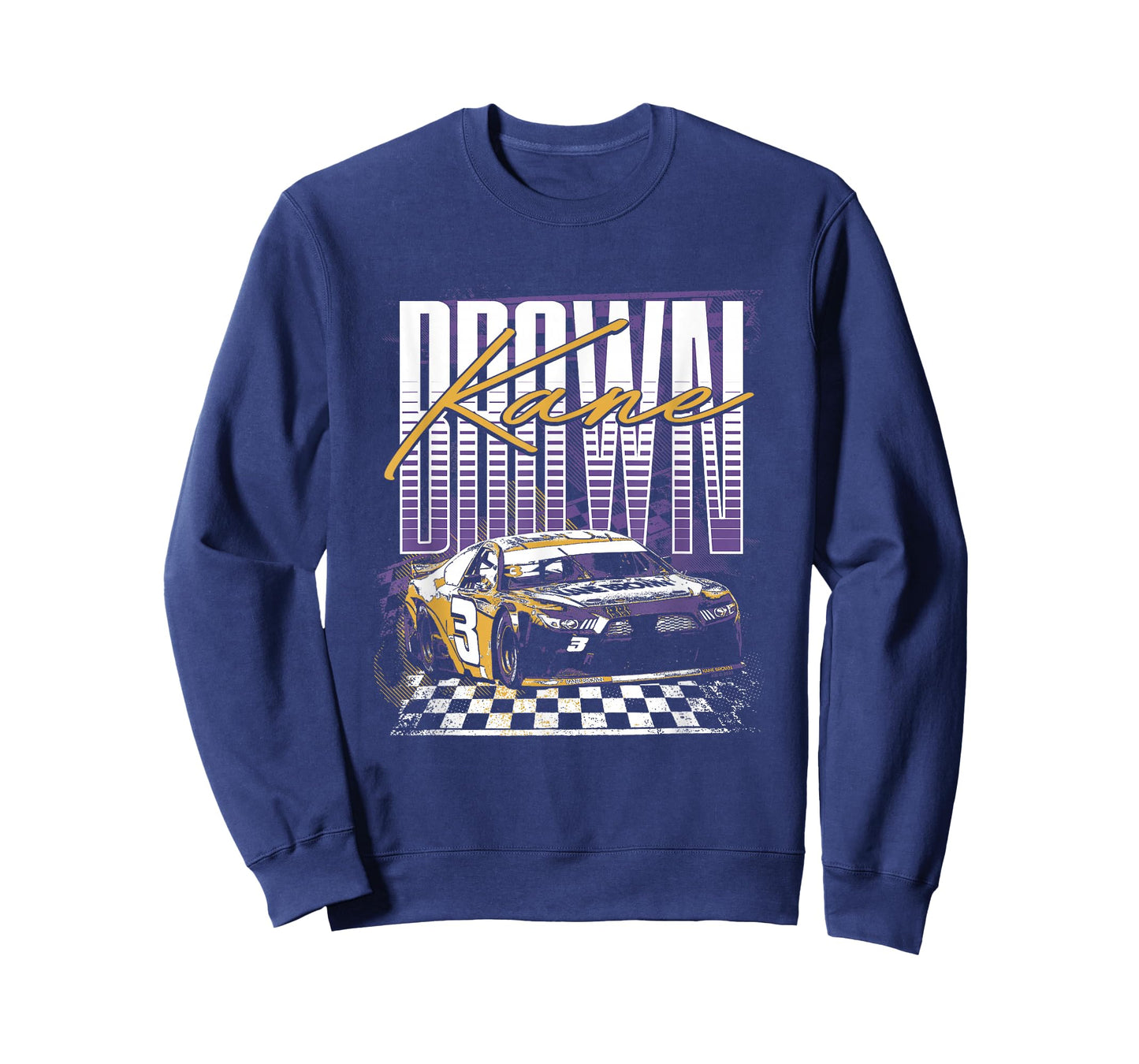 Kane Brown Iconic Nascar Car #3 Big Chest Retro Poster T-Shirt