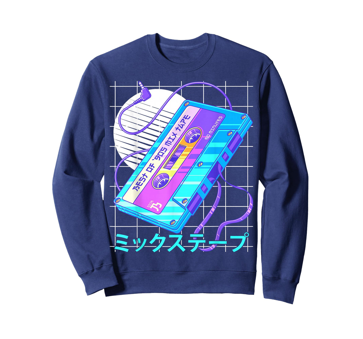 90s Japanese Otaku Vaporwave Aesthetic Retro Art Mixtape T-Shirt