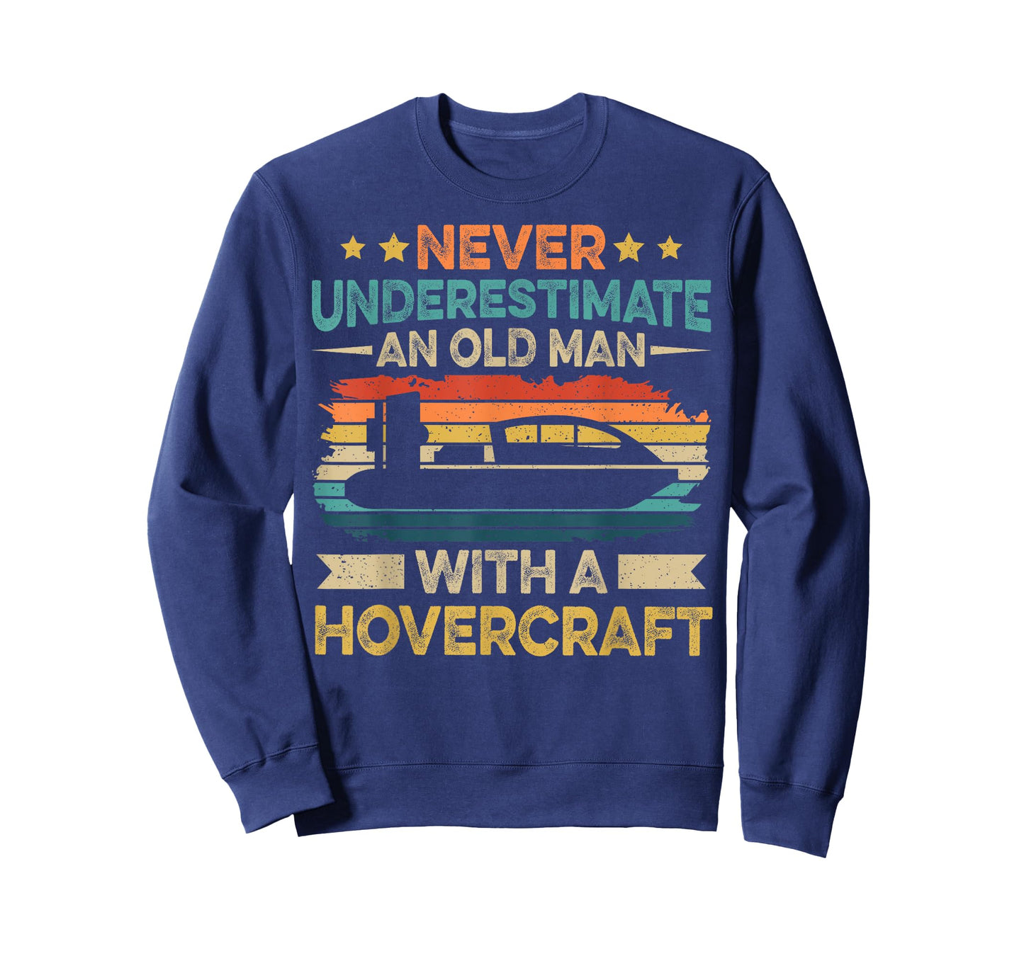 Hovercraft and Landing Design for a Hovercraft captain T-Shirt
