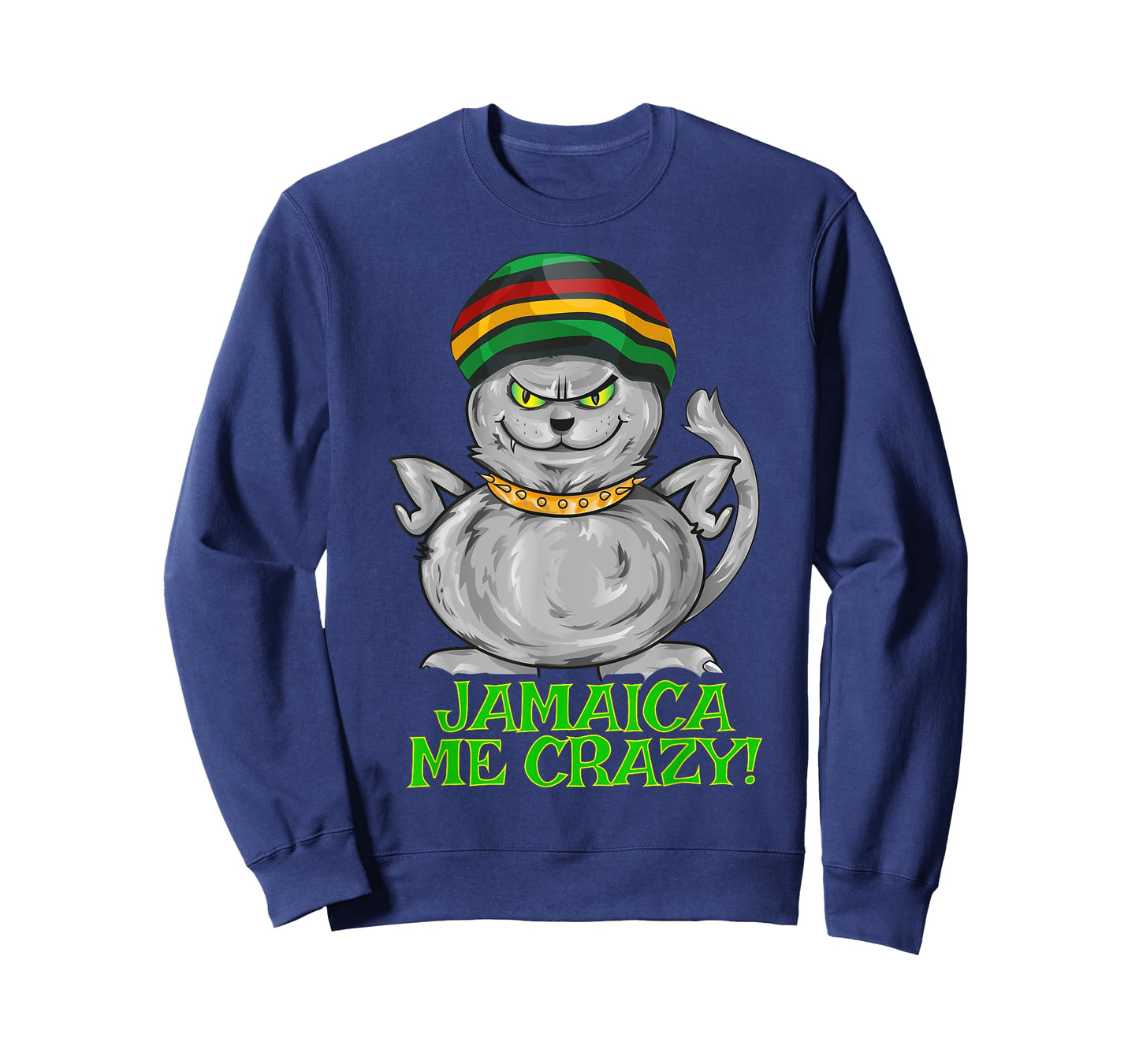 Jamaica Me Crazy Shirt | Cat Rasta Tshirt Jamaican Reggae T-Shirt for Men Women Girls Kids