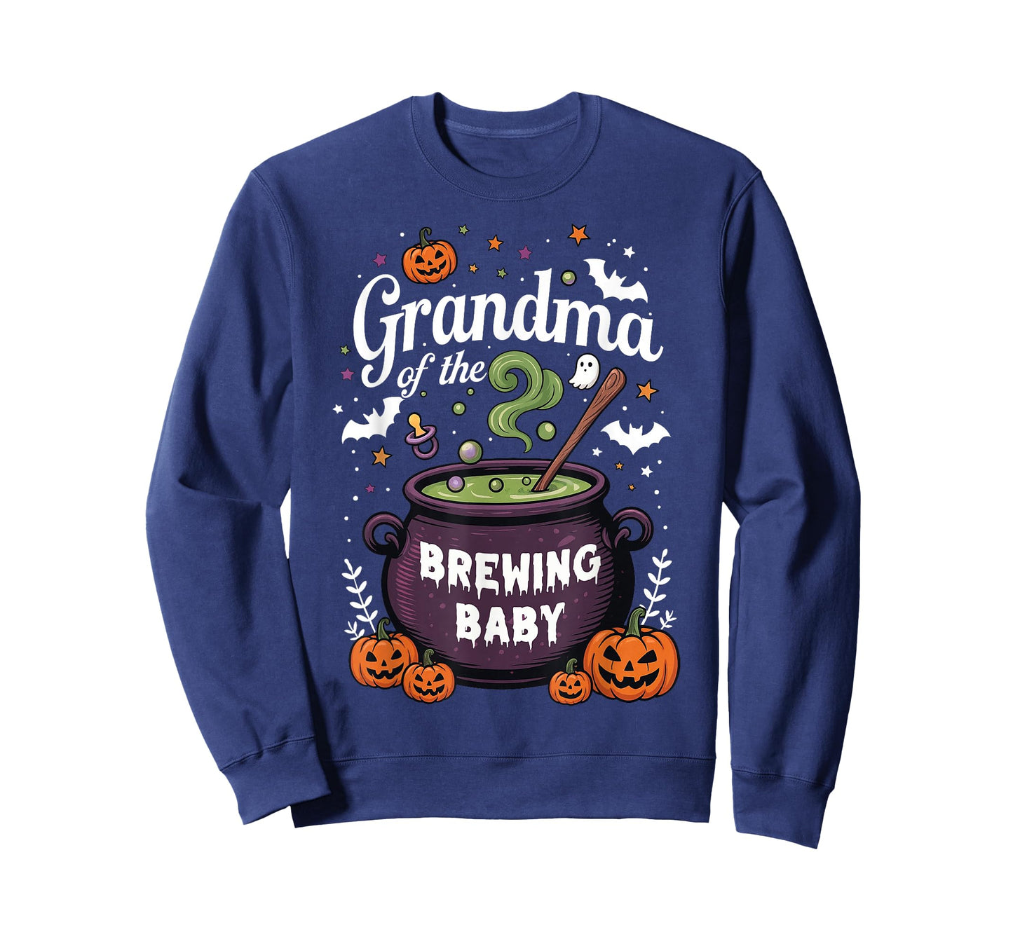 Grandma of The Brewing Baby Pumpkin Halloween Season T-Shirt