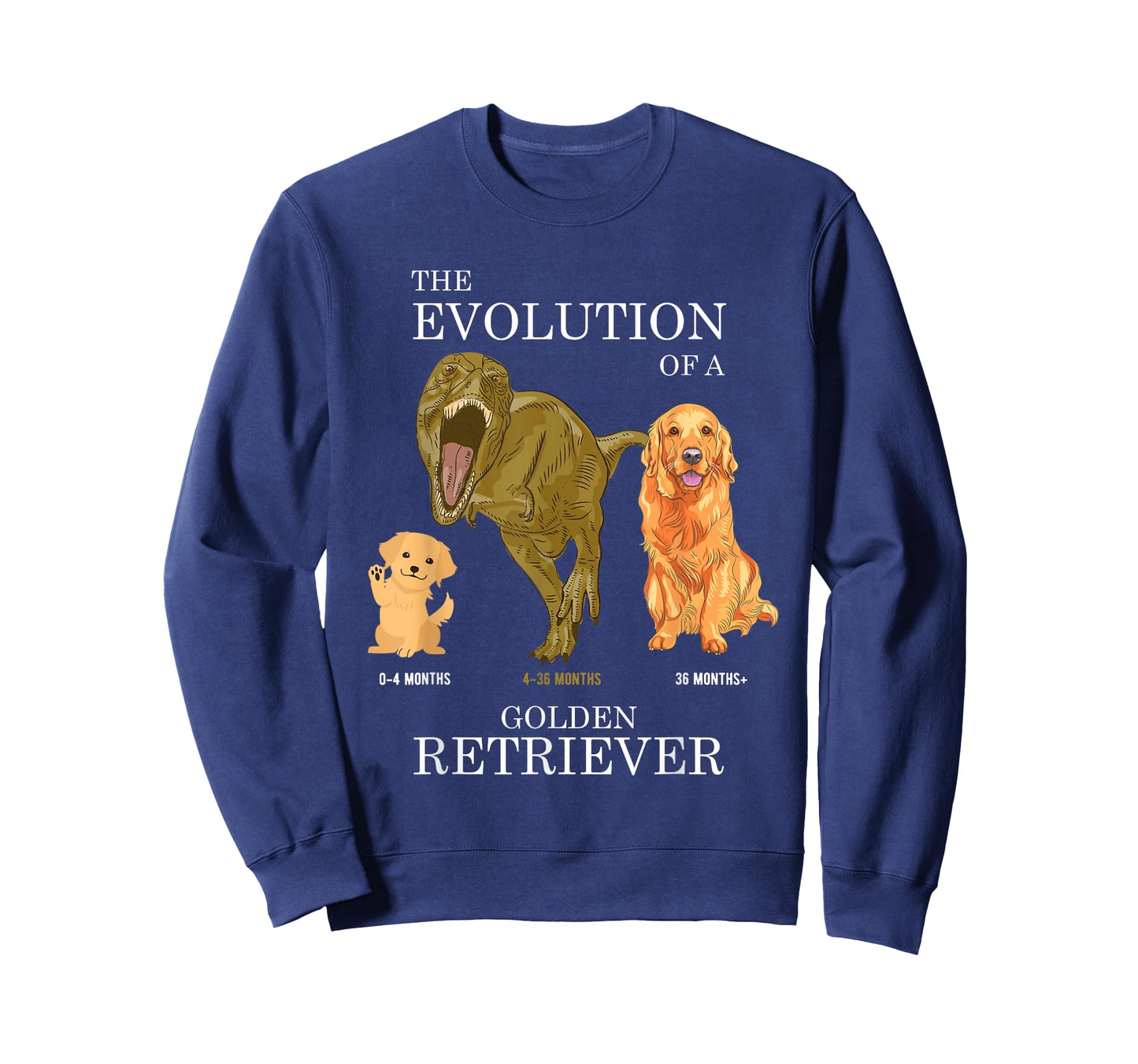 The Evolution of a Golden Retriever or Evolution of dogs T-Shirt
