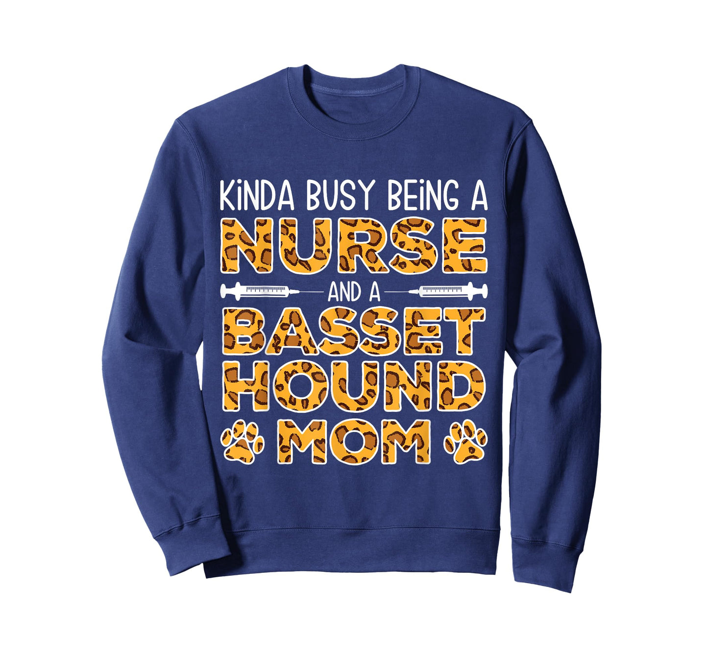 Busy Being Nurse Dog Mother - Basset Hound Mom Men Women T-Shirt