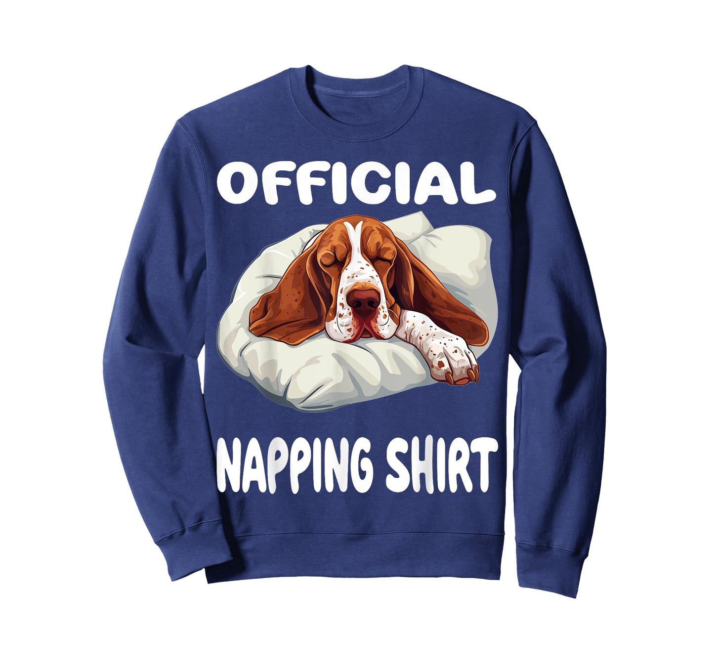 Basset Hound Dog Official Napping shirt Pajamas Nightgown T-Shirt